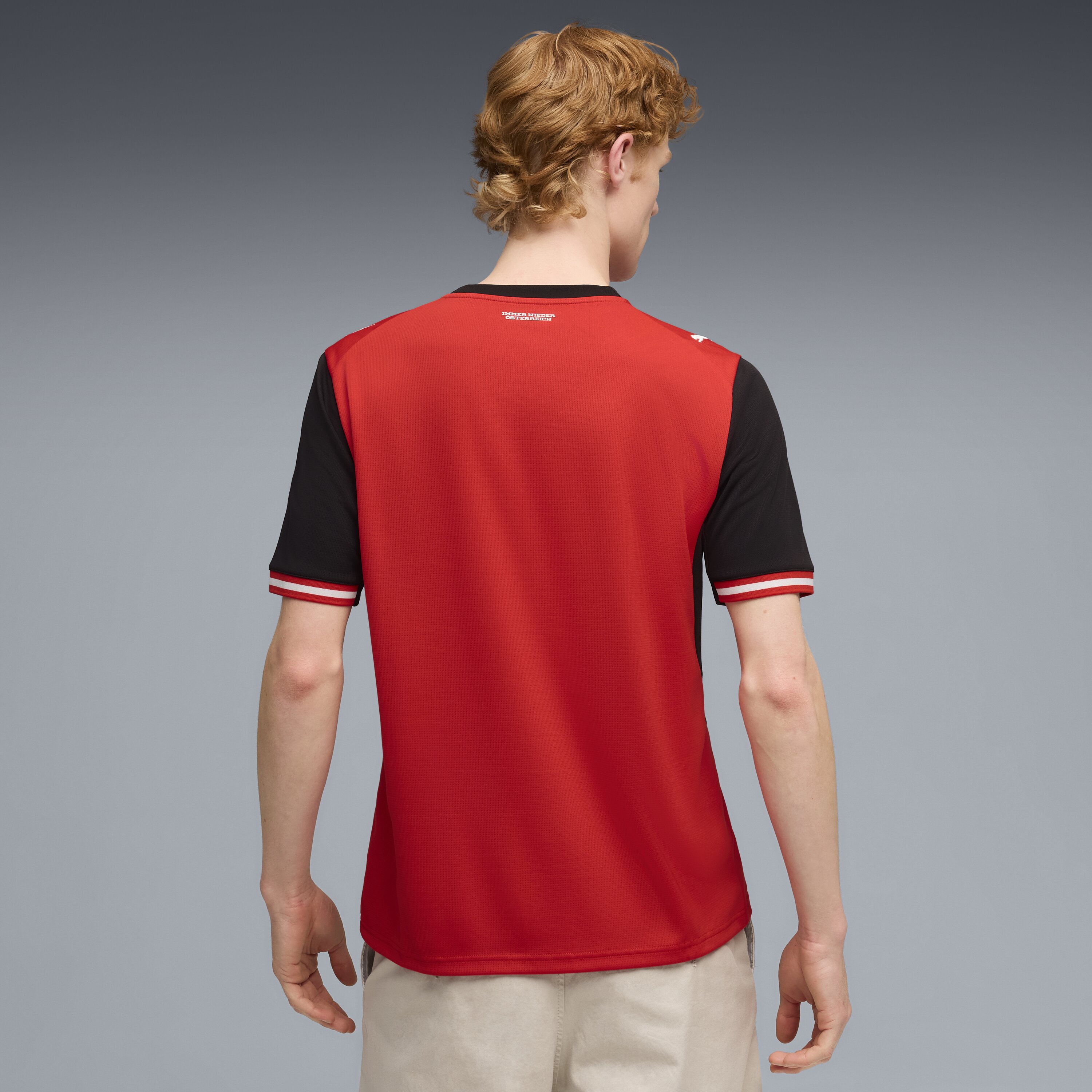 T-shirt de Homem 1.º Equipamento Áustria Mundial 2026 Preto-2