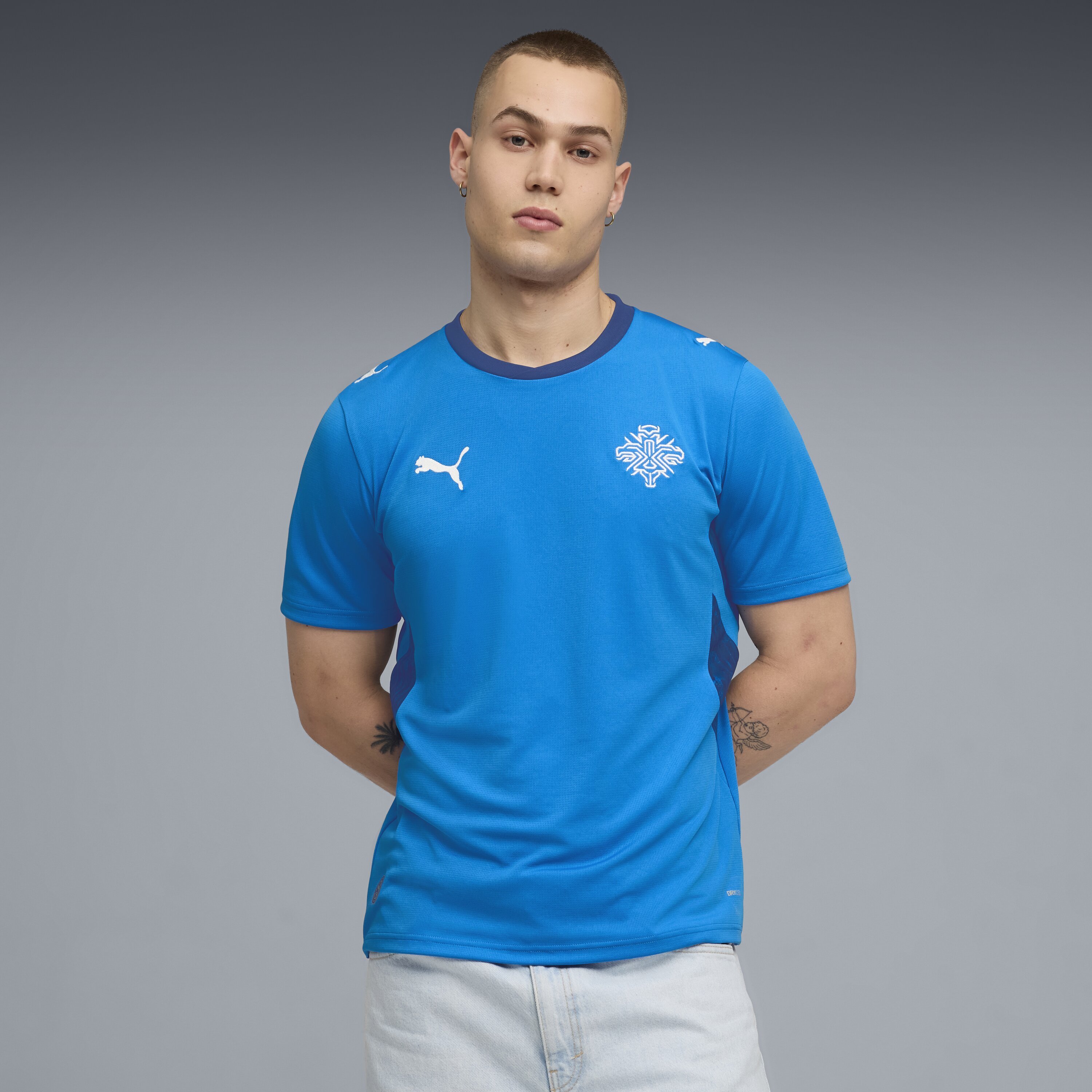 Imagem 0 de T-shirt de Homem 1.º Equipamento Islândia Mundial 2026