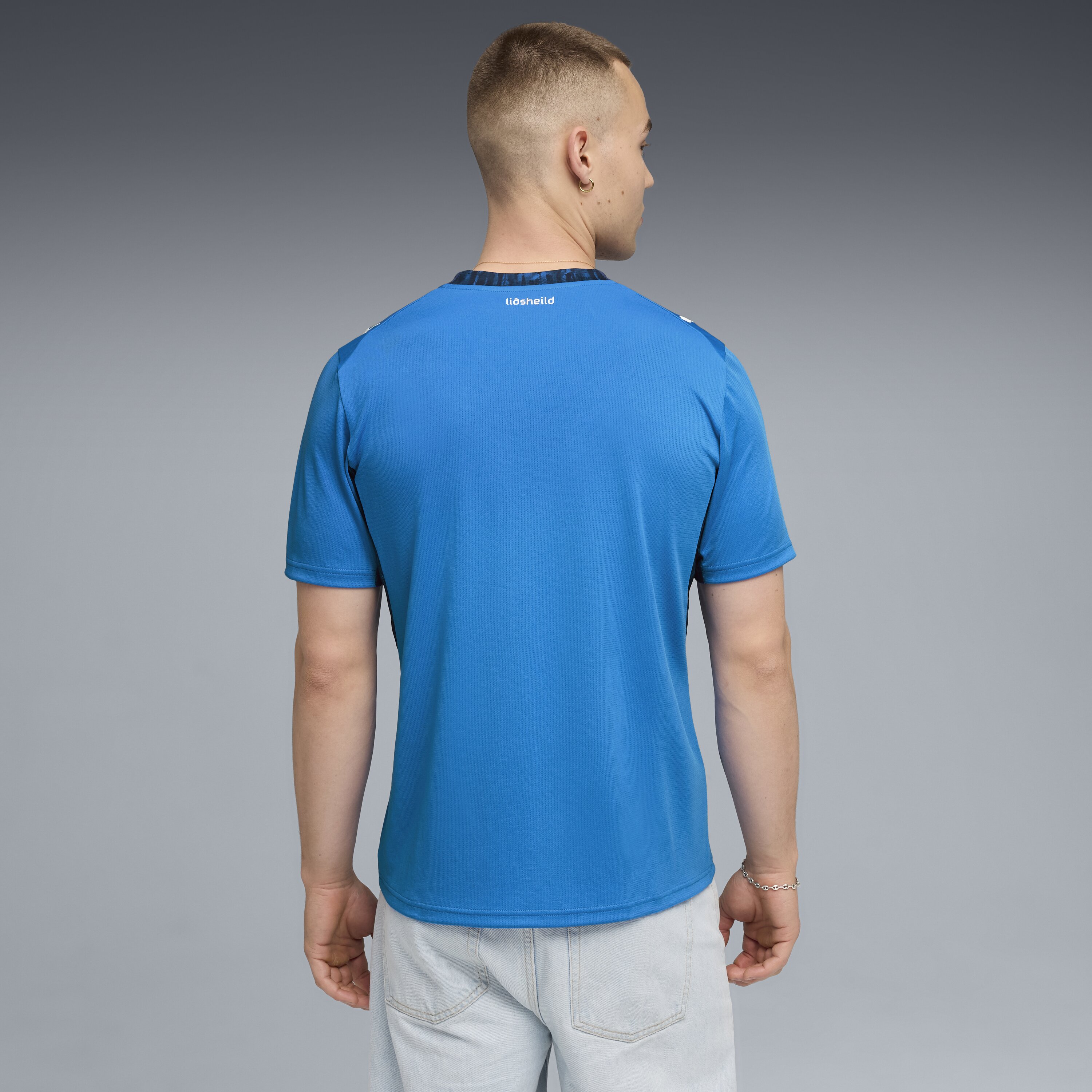 T-shirt de Homem 1.º Equipamento Islândia Mundial 2026 Branco-2