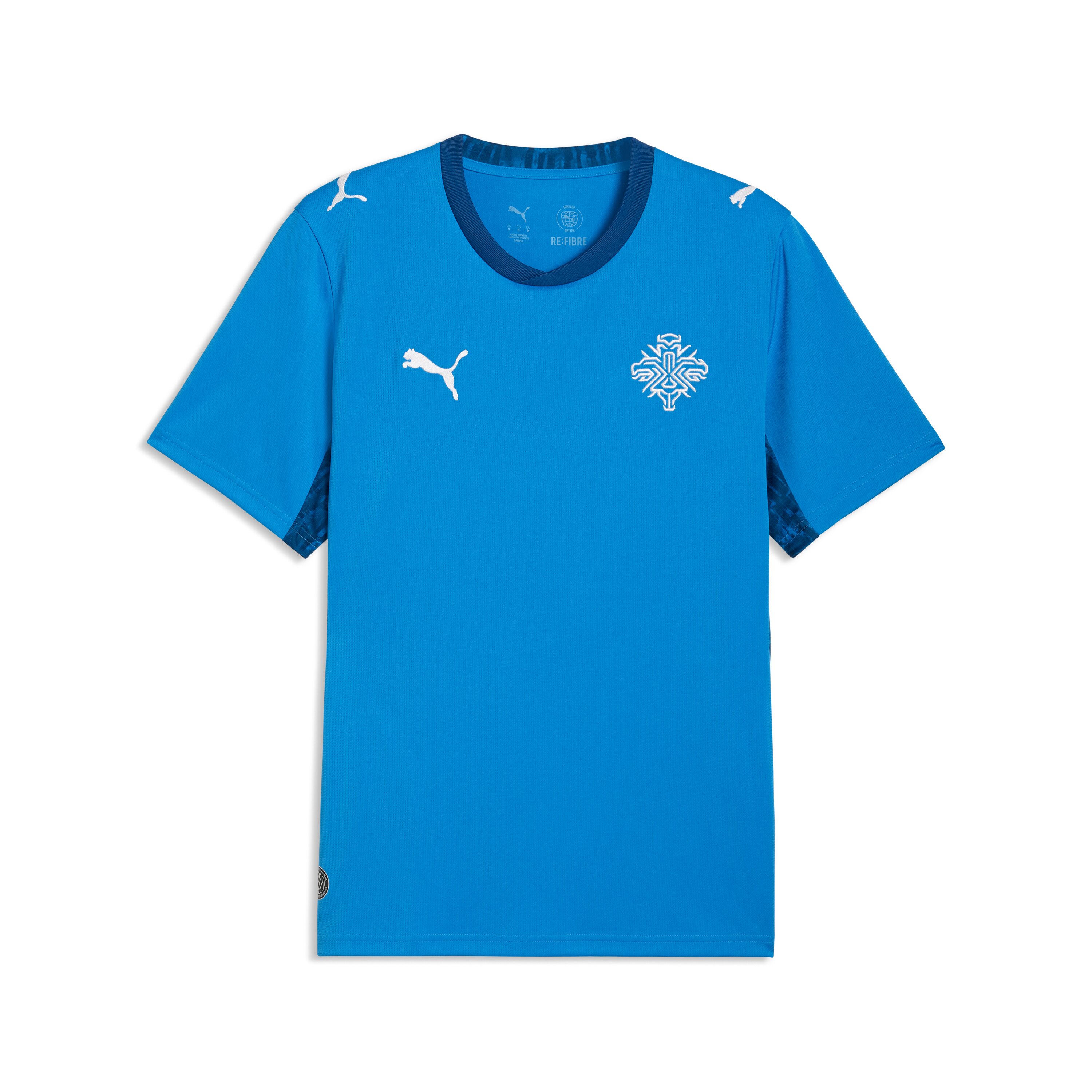 T-shirt de Homem 1.º Equipamento Islândia Mundial 2026 Branco-7