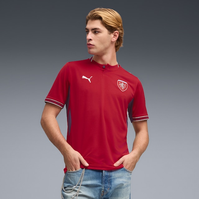 Imagem 0 de T-shirt de Homem 1.º Equipamento República Checa Mundial 2026