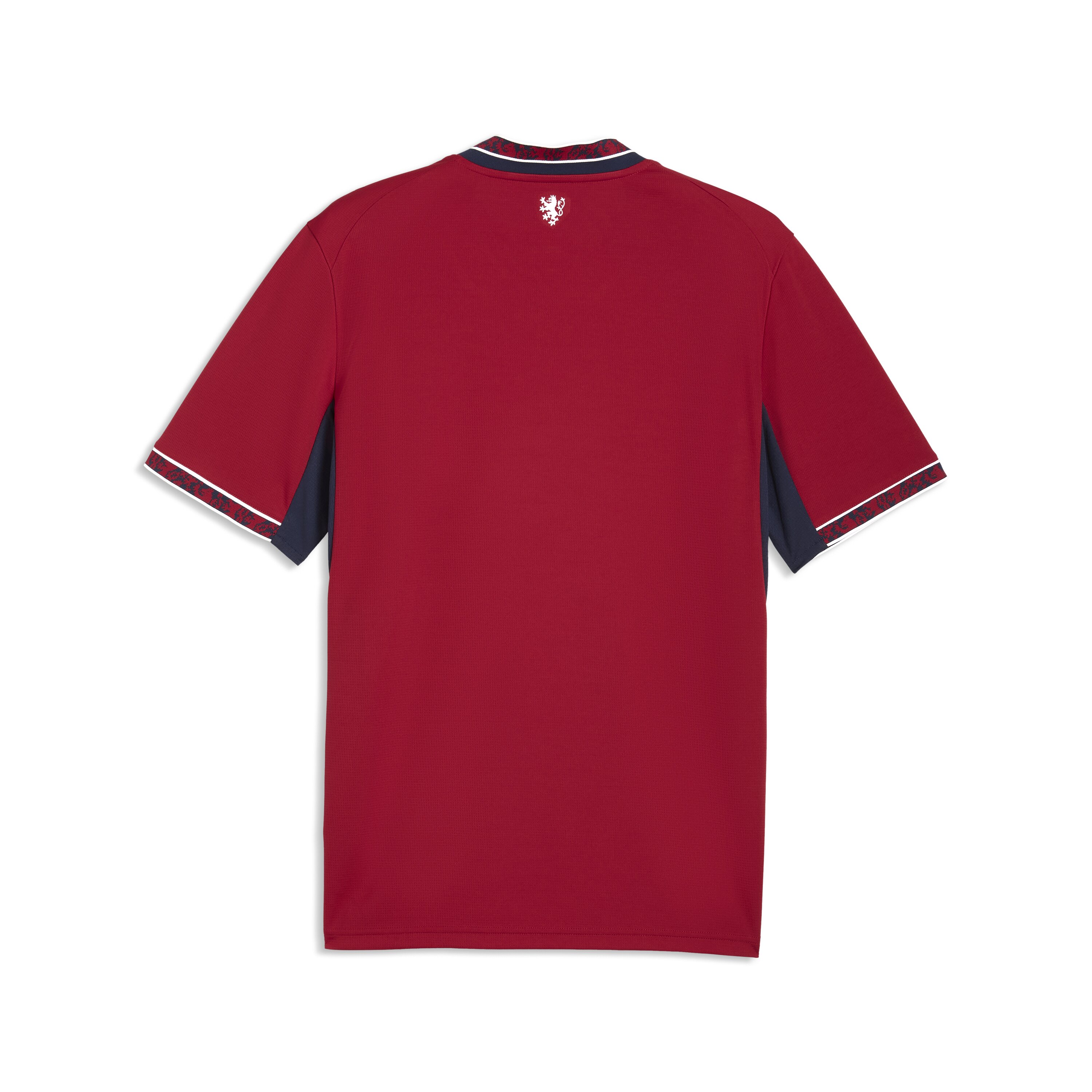 T-shirt de Homem 1.º Equipamento República Checa Mundial 2026 Vermelho-8