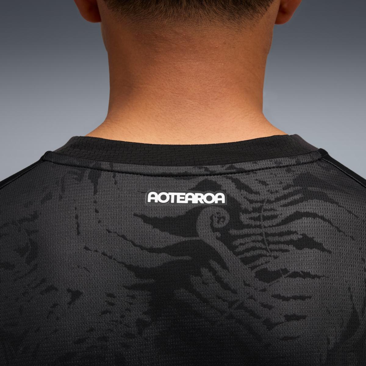 T-shirt de Homem 1.º Equipamento Nova Zelândia Mundial 2026 Preto-7