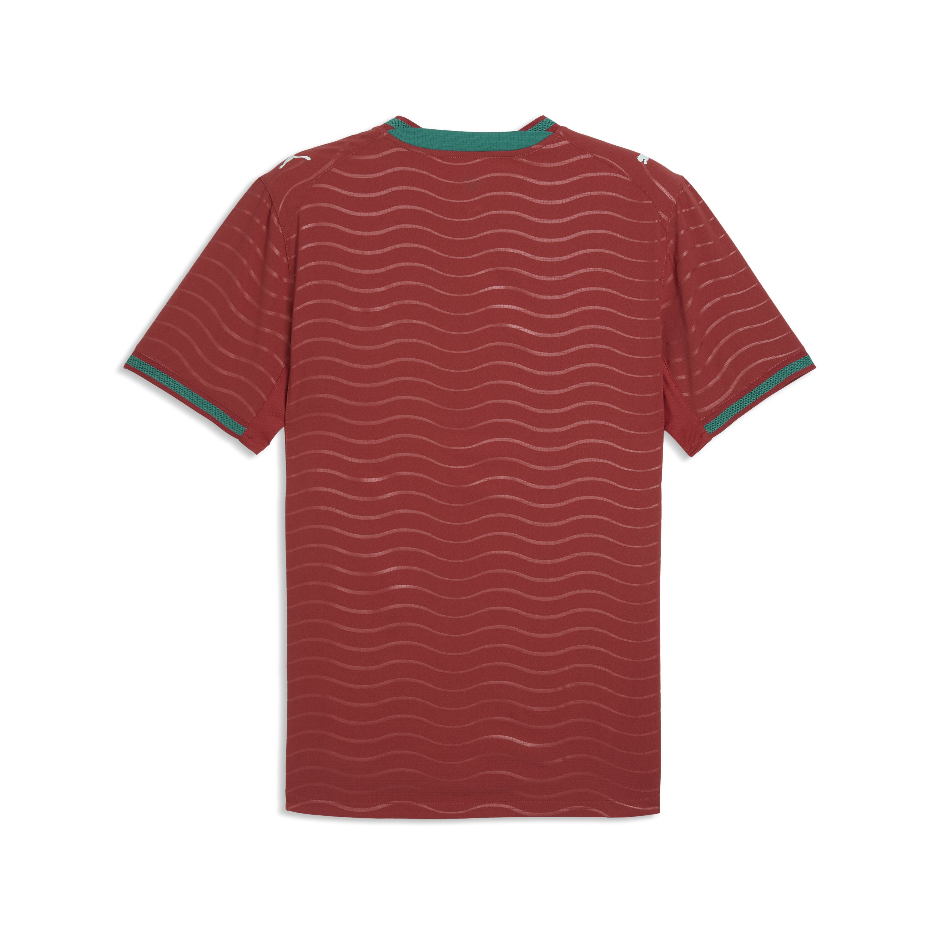 T-shirt de Homem 1.º Equipamento Portugal Mundial Authentic 2026 Verde / Vermelho-8