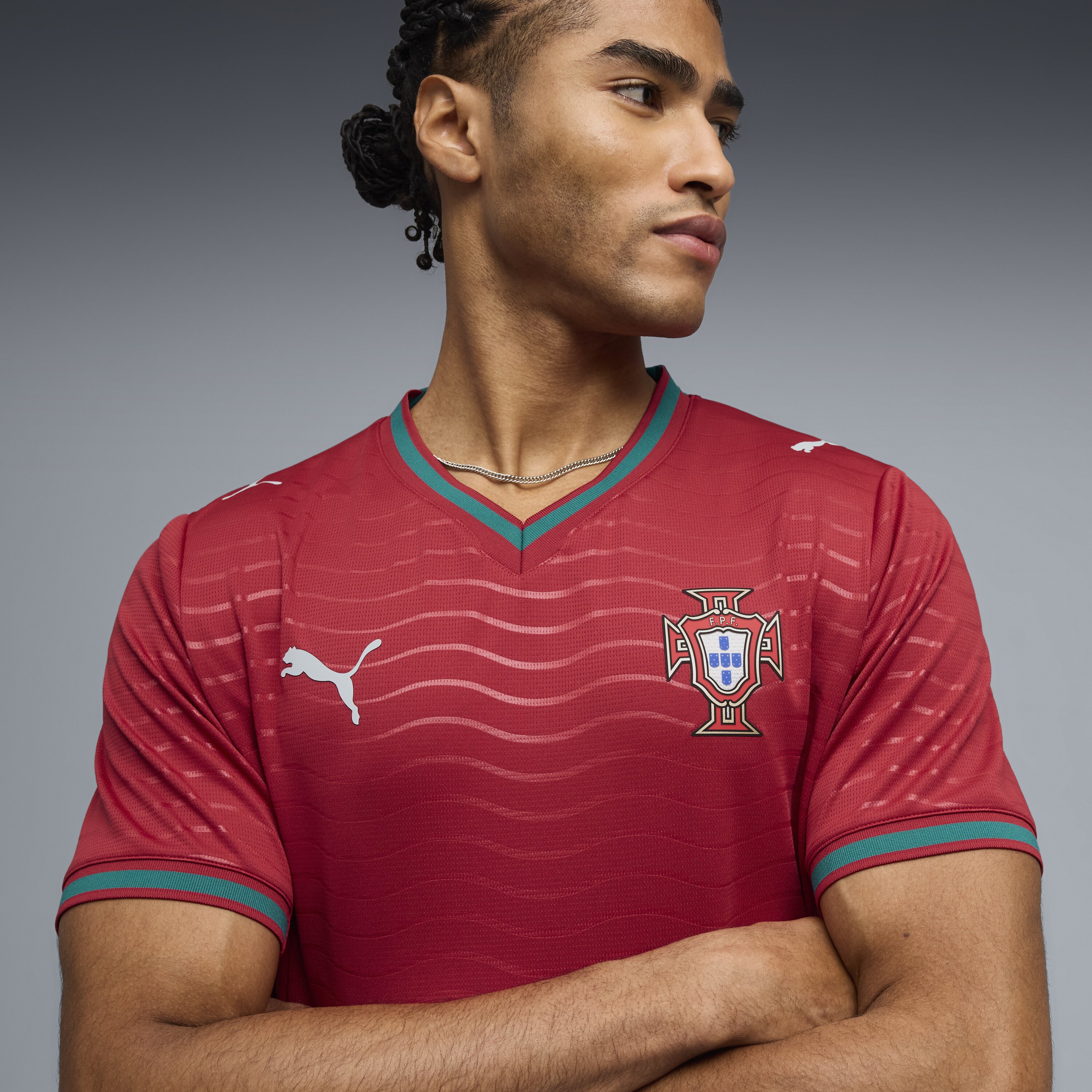 Imagem 0 de T-shirt de Homem 1.º Equipamento Portugal Mundial 2026