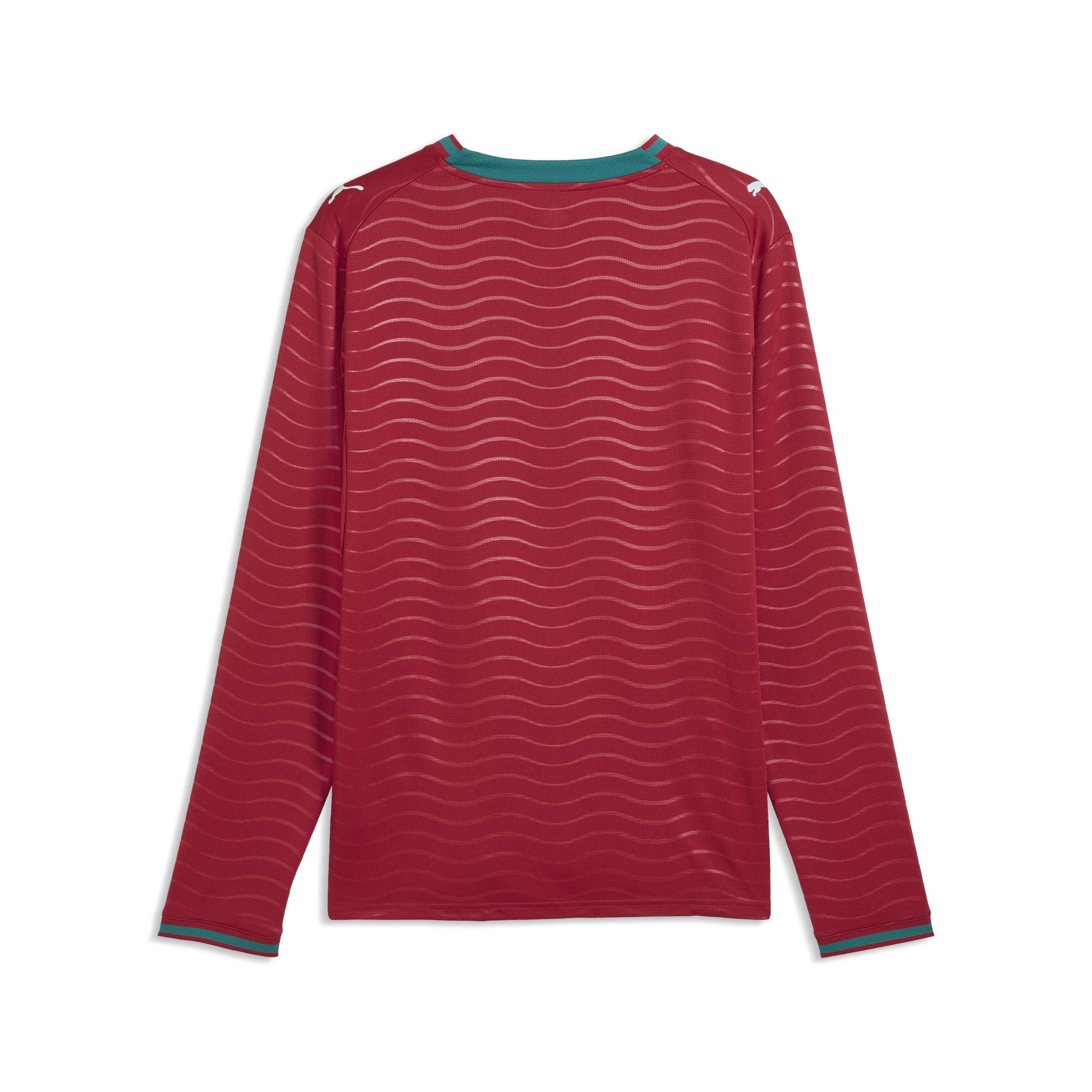 Camisola de Manga Comprida de Homem 1.º Equipamento Portugal Mundial 2026 Verde / Vermelho-9
