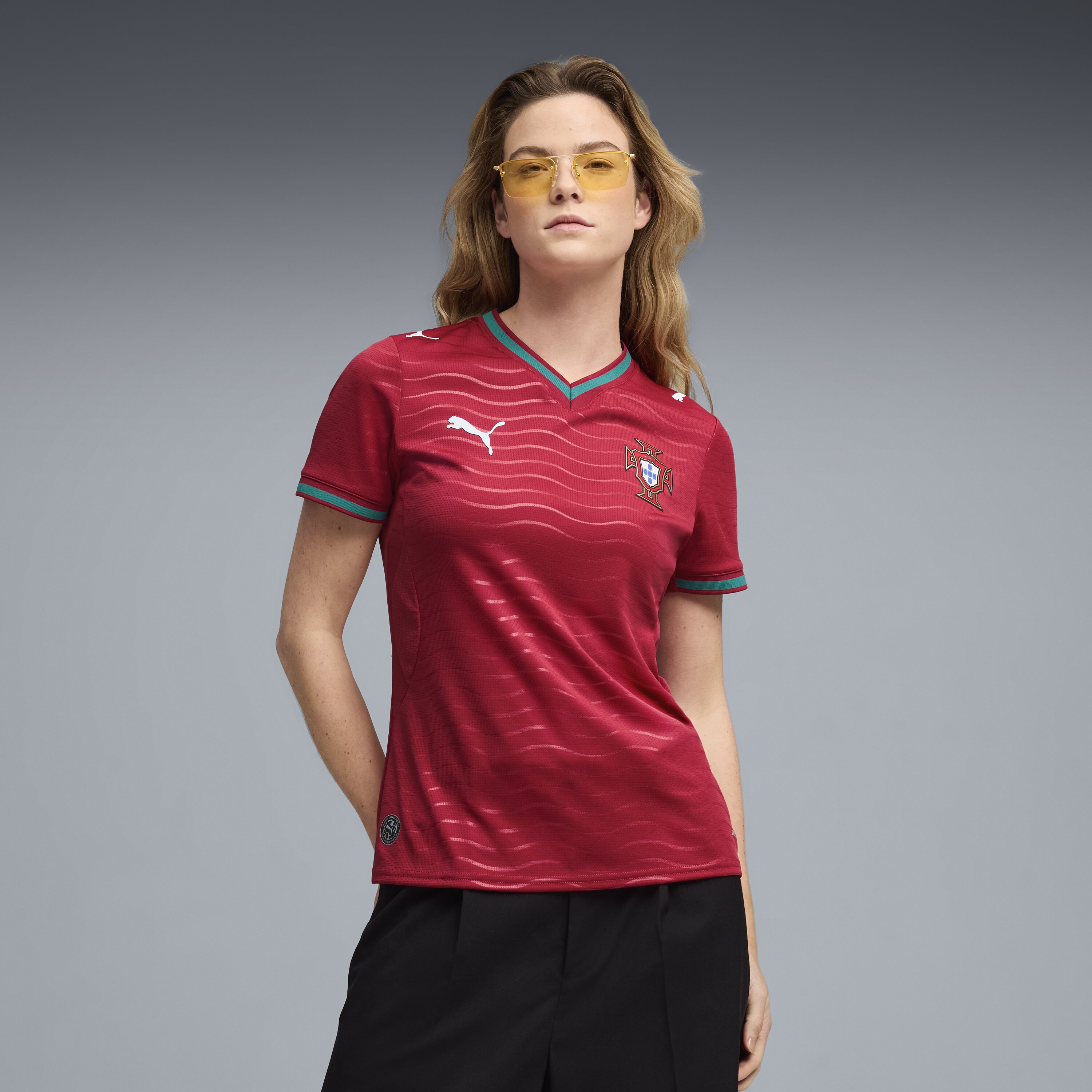 Imagem 0 de T-shirt de Mulher 1.º Equipamento Portugal Mundial 2026