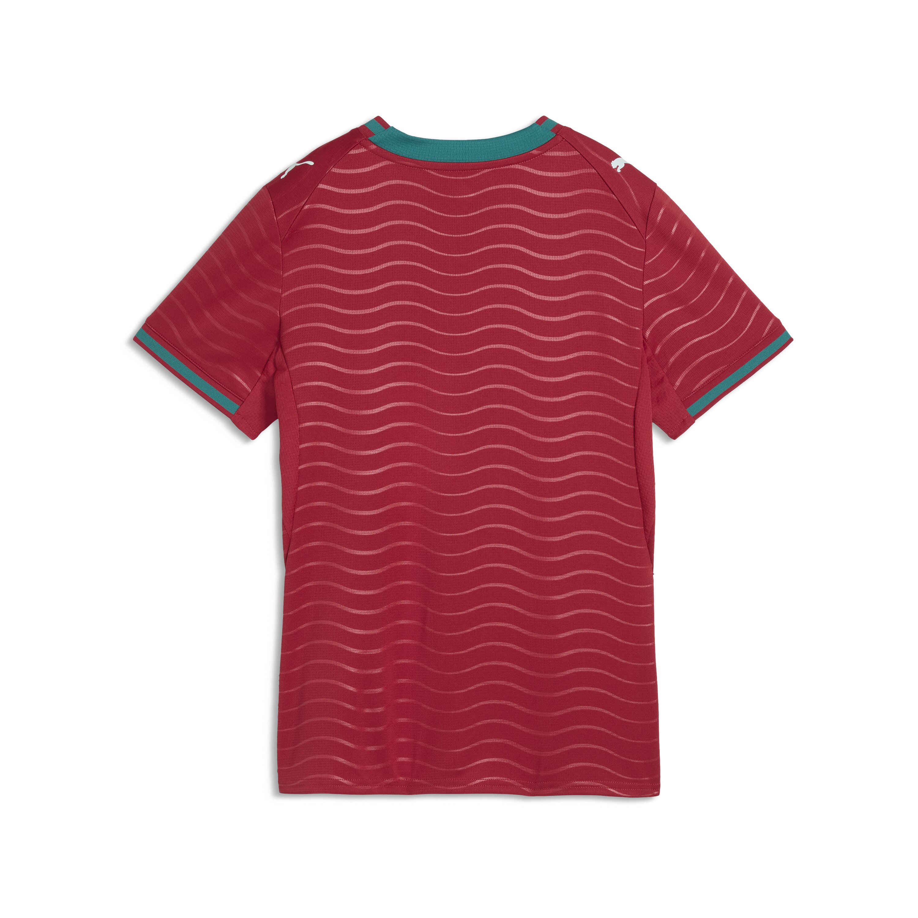 T-shirt de Mulher 1.º Equipamento Portugal Mundial 2026 Verde / Vermelho-9