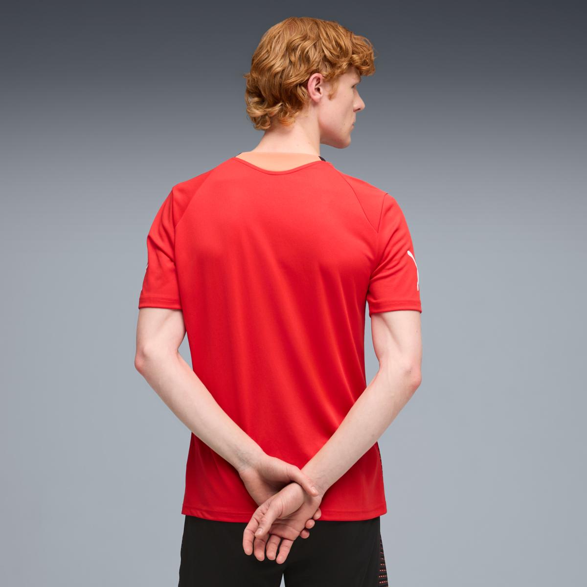 T-shirt de Futebol de Homem individualFinal Vermelho-2