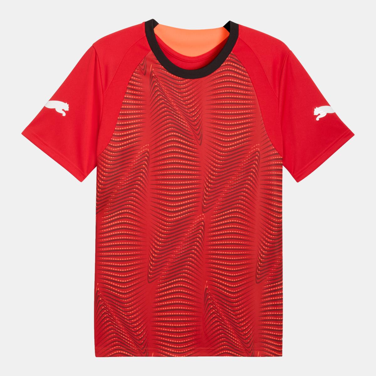 T-shirt de Futebol de Homem individualFinal Vermelho-5