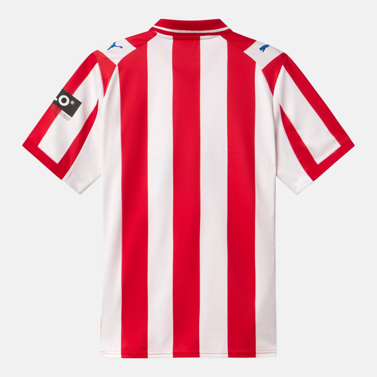 T-shirt de Futebol de Homem GFC Retro Jersey Vermelho-2