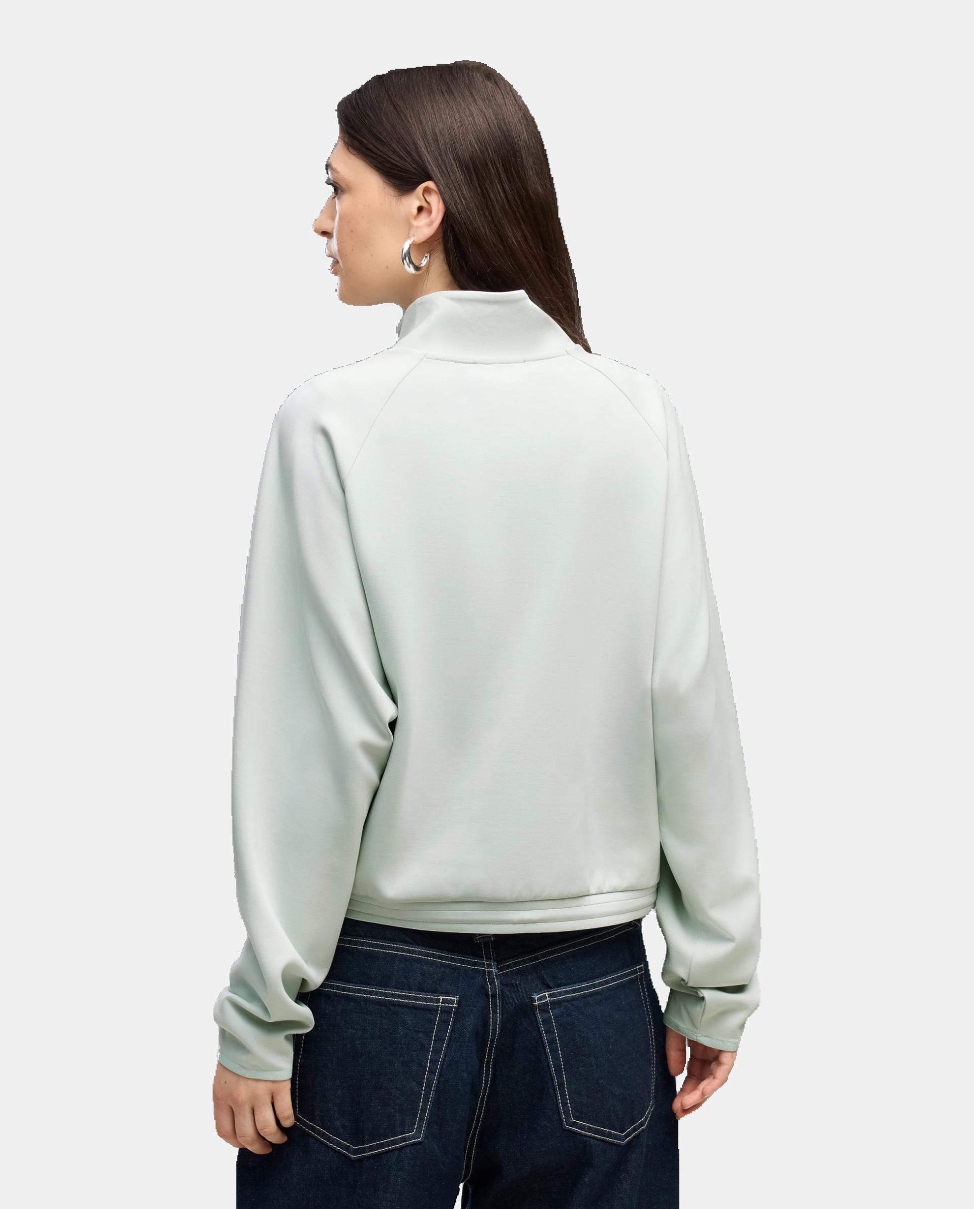 Sudadera de Casual de Mujer PUMATECH SENSE Relaxed Half-Zi Puma - Verde Verde-2
