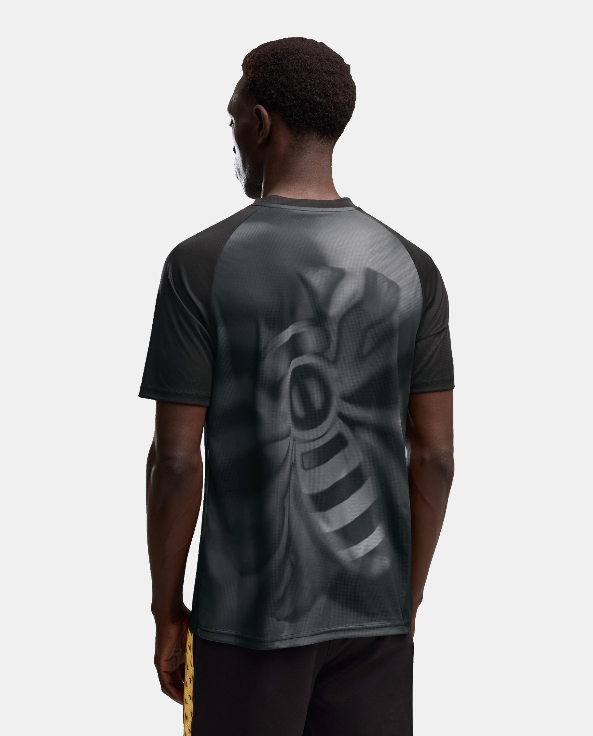 T-shirts M/C de Futebol de Homem MCFC Warm Up Jersey Preto-2