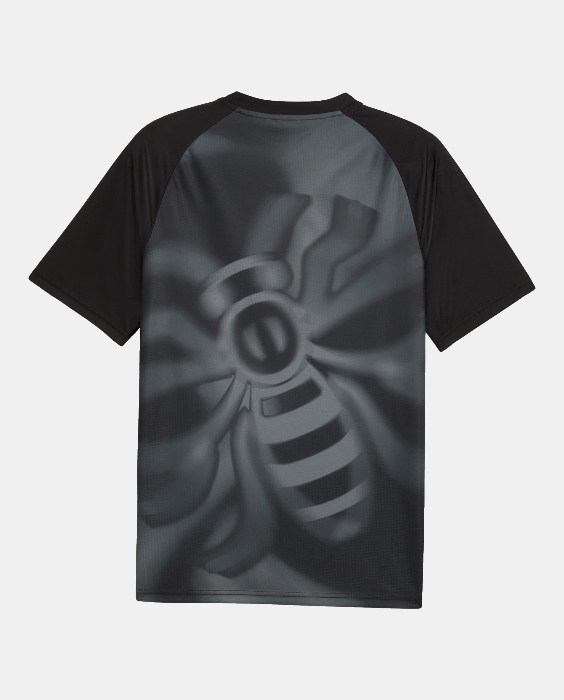 T-shirts M/C de Futebol de Homem MCFC Warm Up Jersey Preto-5