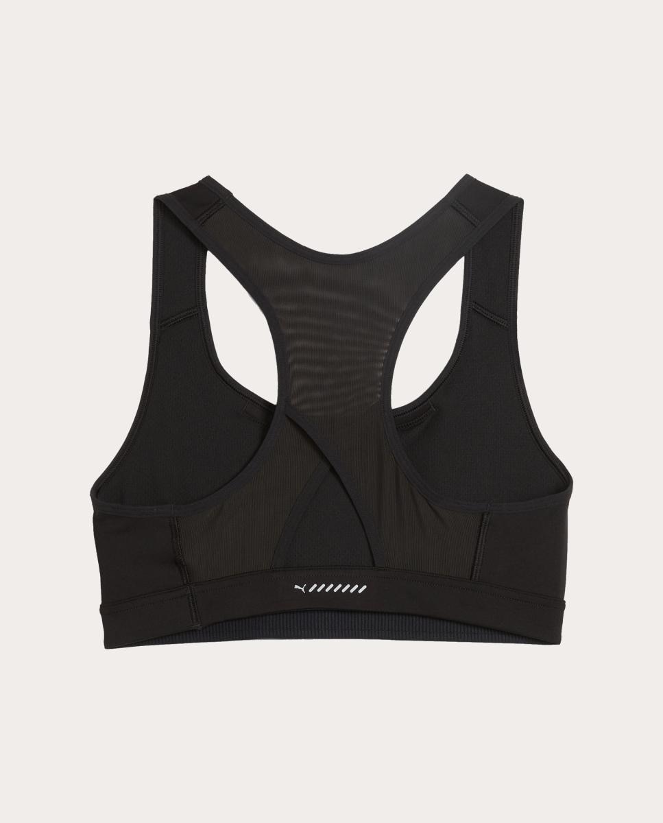 Tops de Running de Mulher 4Keeps Run Bra - Mid Puma Preto-4