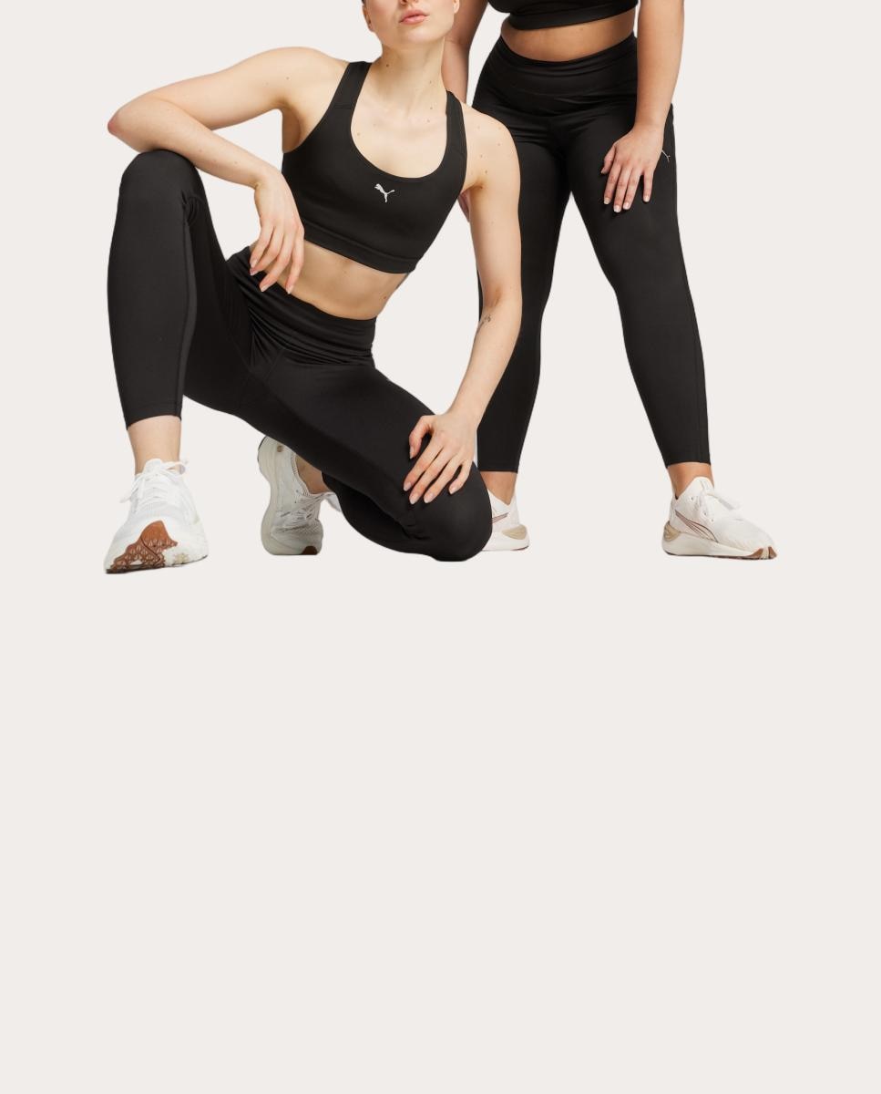 Tops de Running de Mulher 4Keeps Run Bra - Mid Puma Preto-7