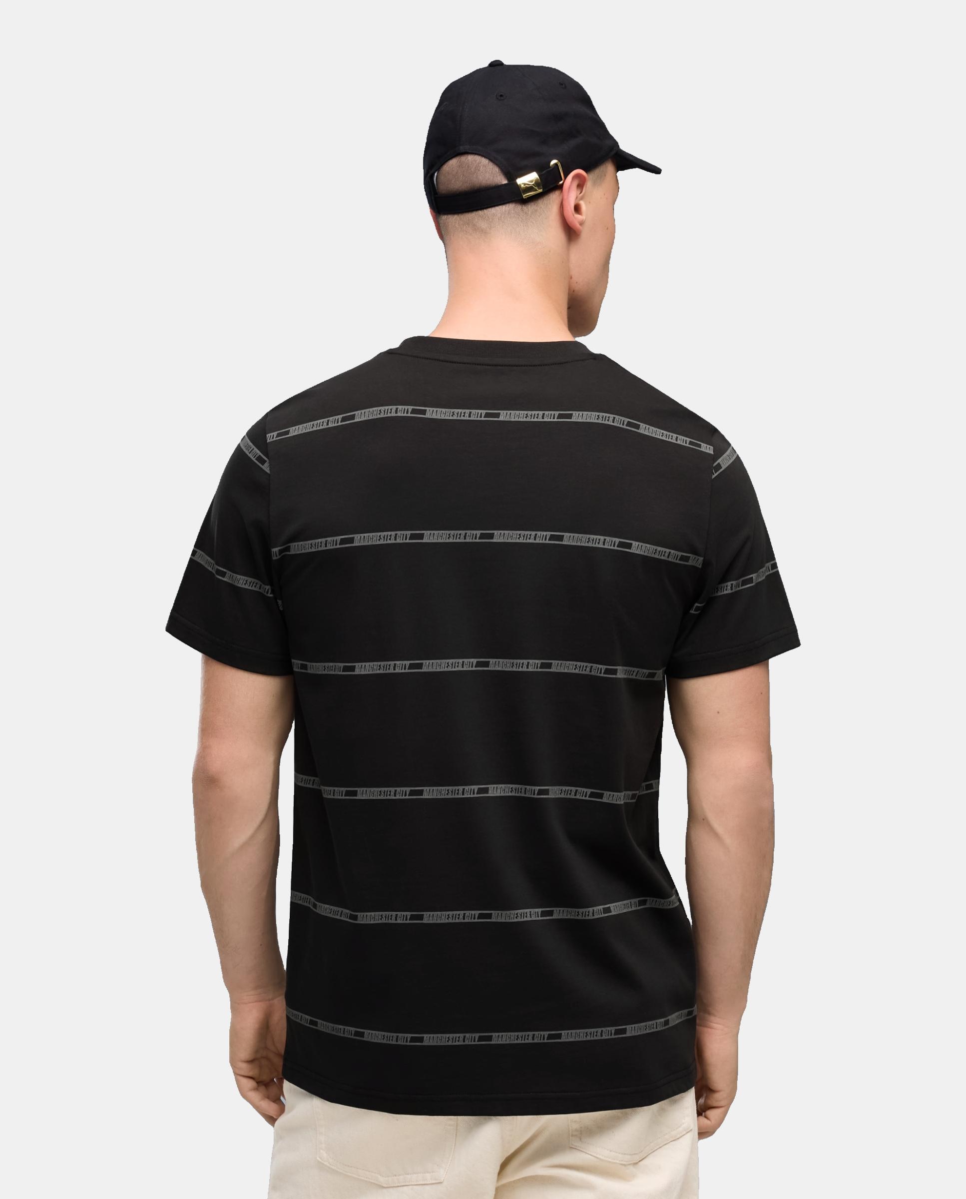 T-shirts M/C de Futebol de Homem MCFC FtblCulture Tee AOP Preto-2