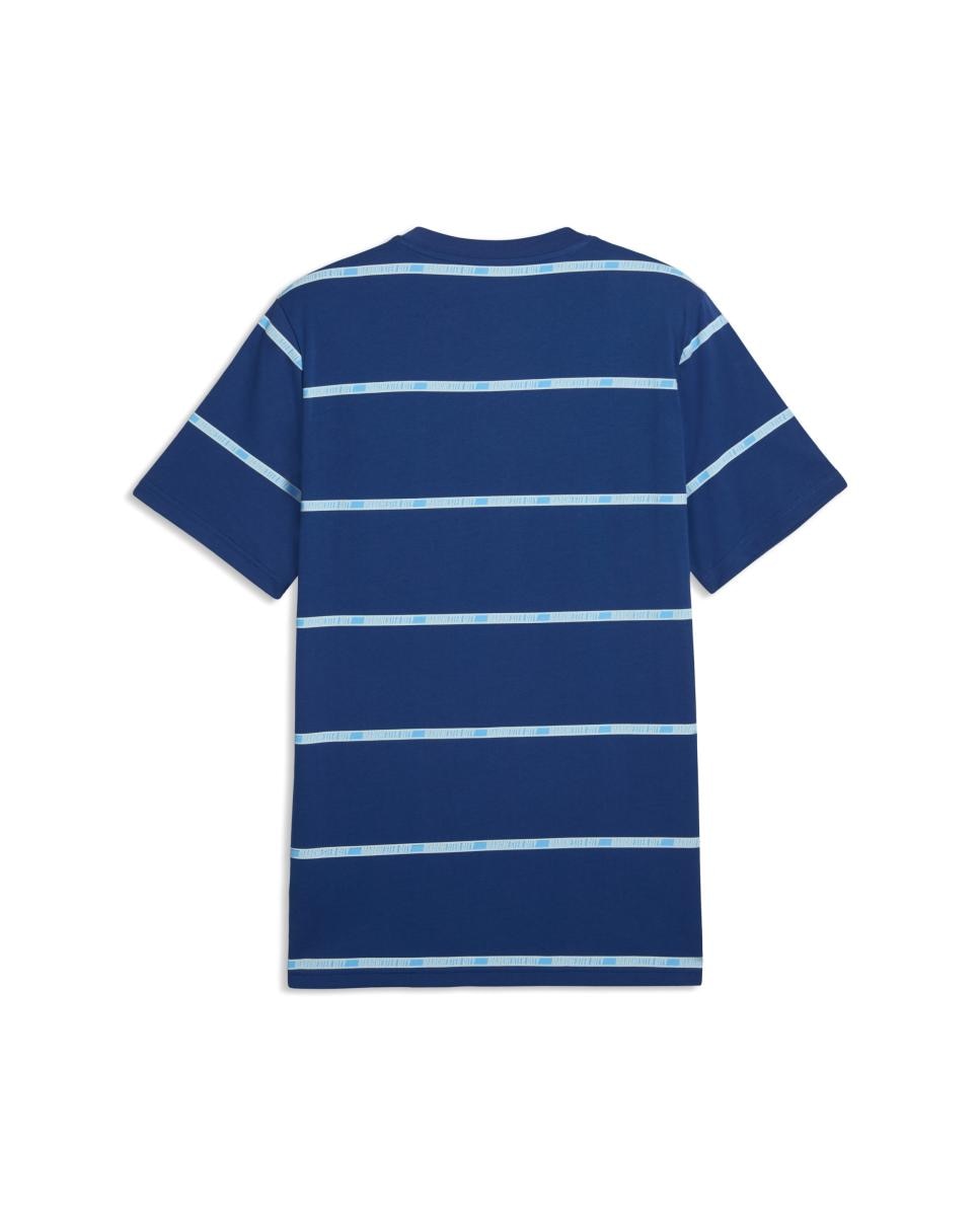 T-shirt de Futbol de Homem Manchester City FtblCulture Tee AOP Azul-5