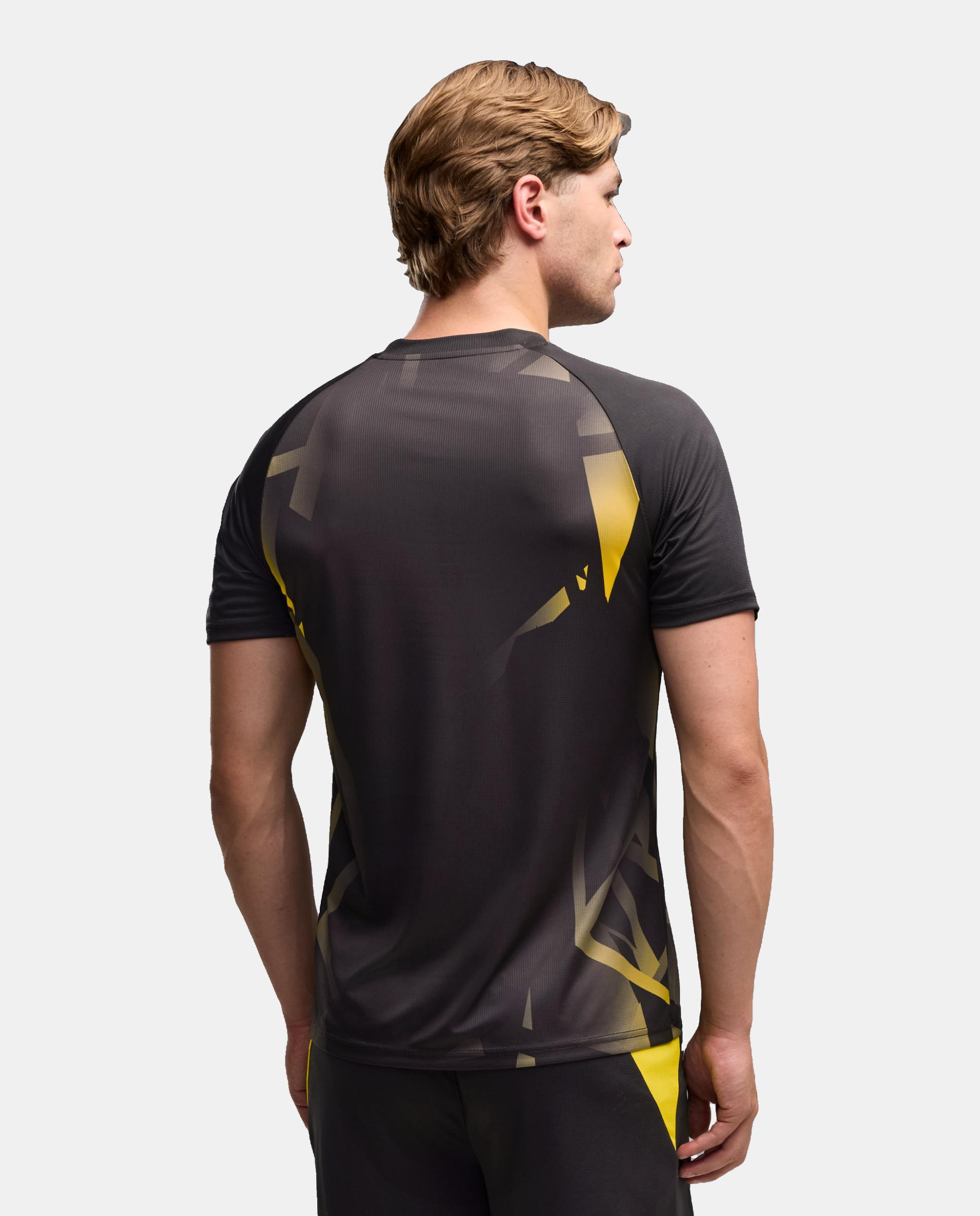 T-shirts M/C de Futebol de Homem BVB Warm Up Jersey Preto-2