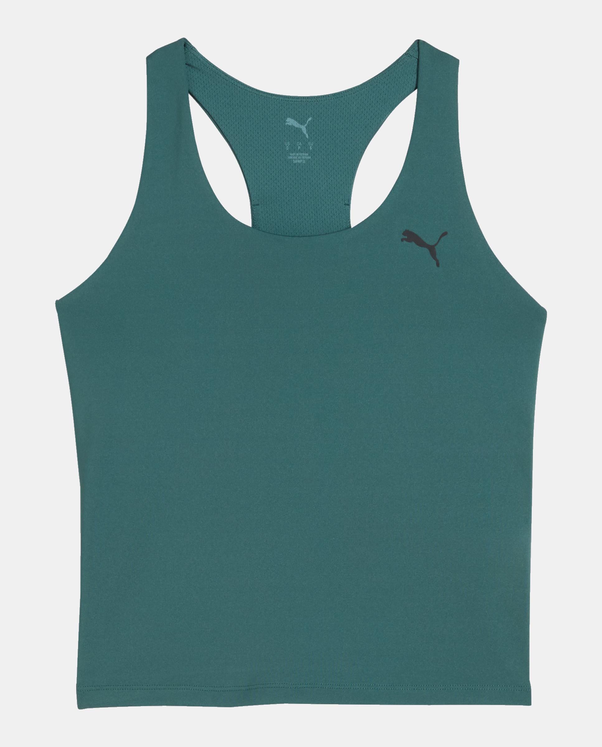 Imagen 1 de Camisetas S/M de Casual de Mujer W TAD ESSENTIAL 2 in 1 Tank Puma Verde