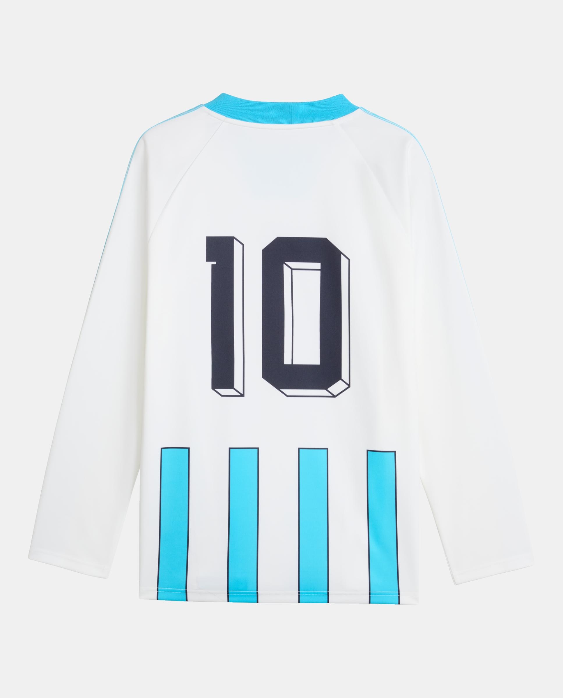 T-shirt M/C de Futebol de Homem OM KING Jersey LS Branco-5