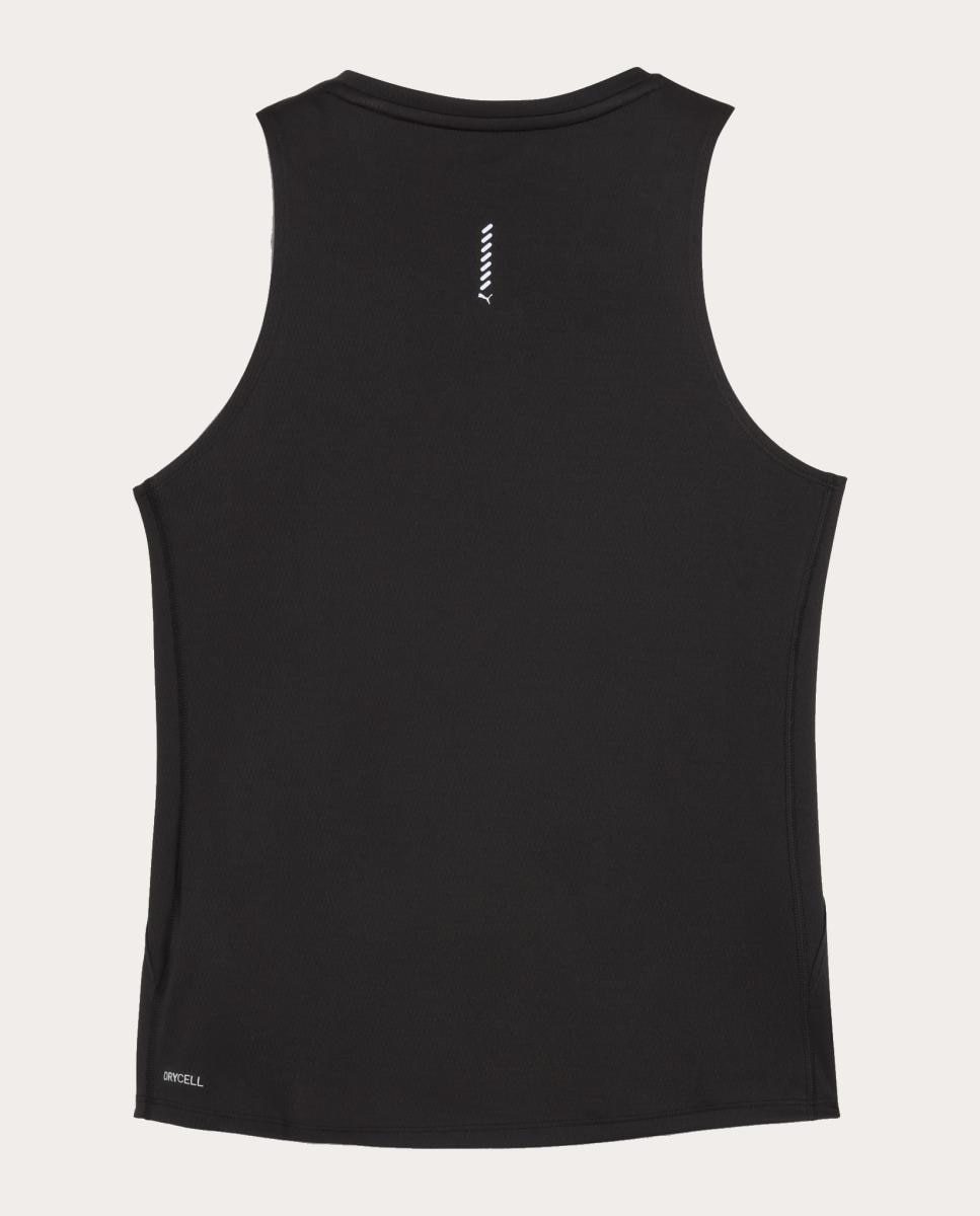 T-Shirt S/M de Running de Mulher W Run Velocity Tank (Poly) Puma Preto-5