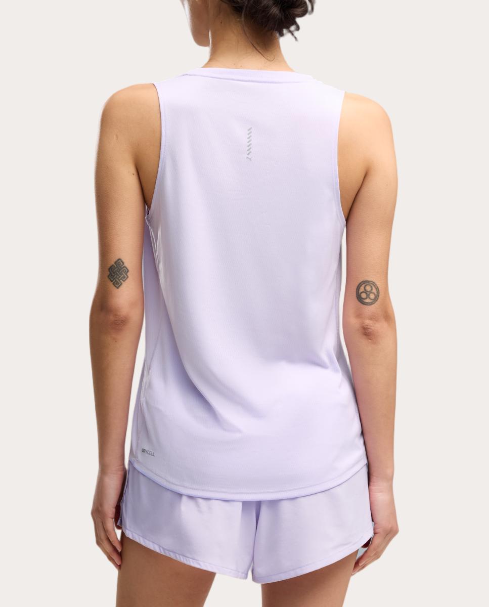 T-Shirt S/M de Running de Mulher W Run Velocity Tank (Poly) Puma Roxo-2