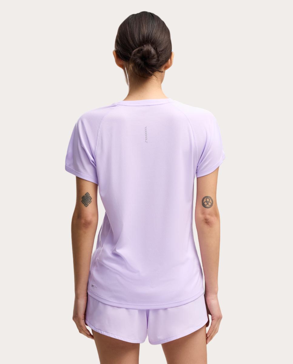 T-Shirt de Running de Mulher W Run Velocity Tee (Poly) Puma Roxo-2