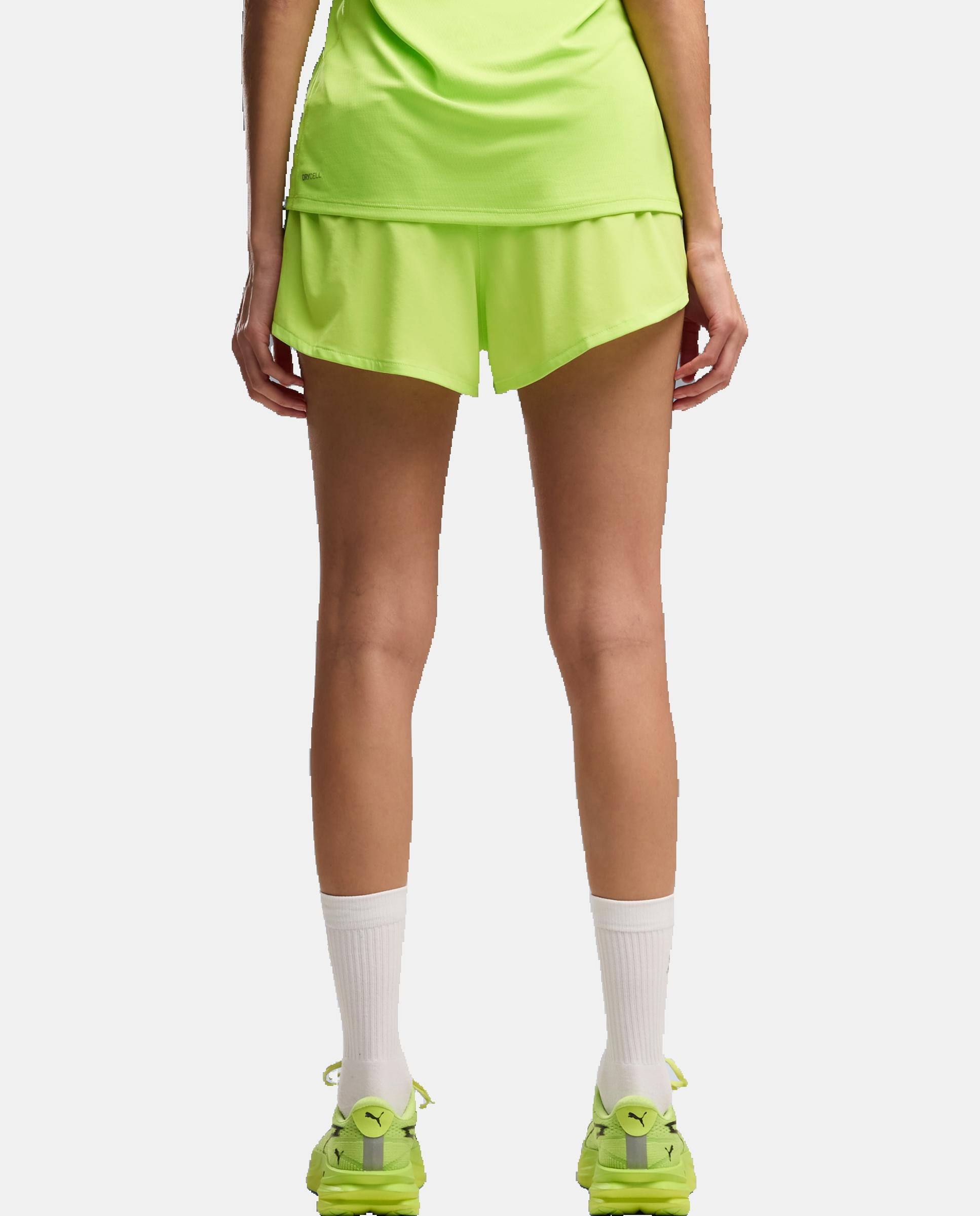 Calções de Running de Mulher W Run Velocity 3" Short Verde-2