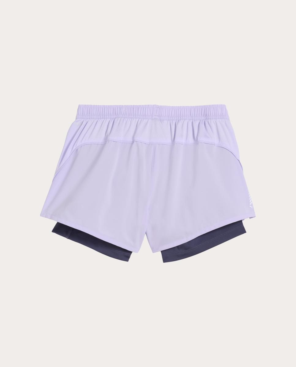 Calções de Running de Mulher W Run Velocity 2In1 3" Short Puma Roxo-6