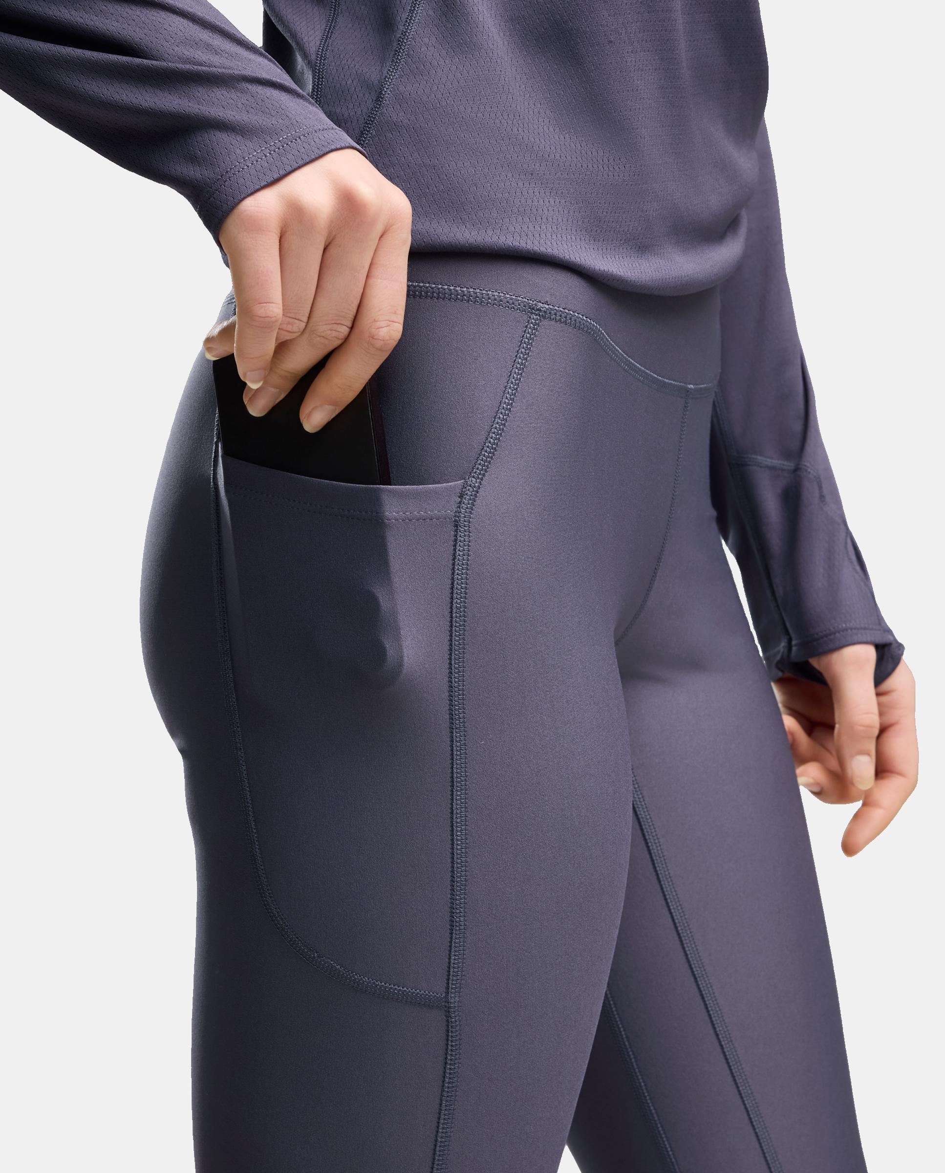 Leggings de Running de Mulher W Run Velocity FL Tight Roxo-6