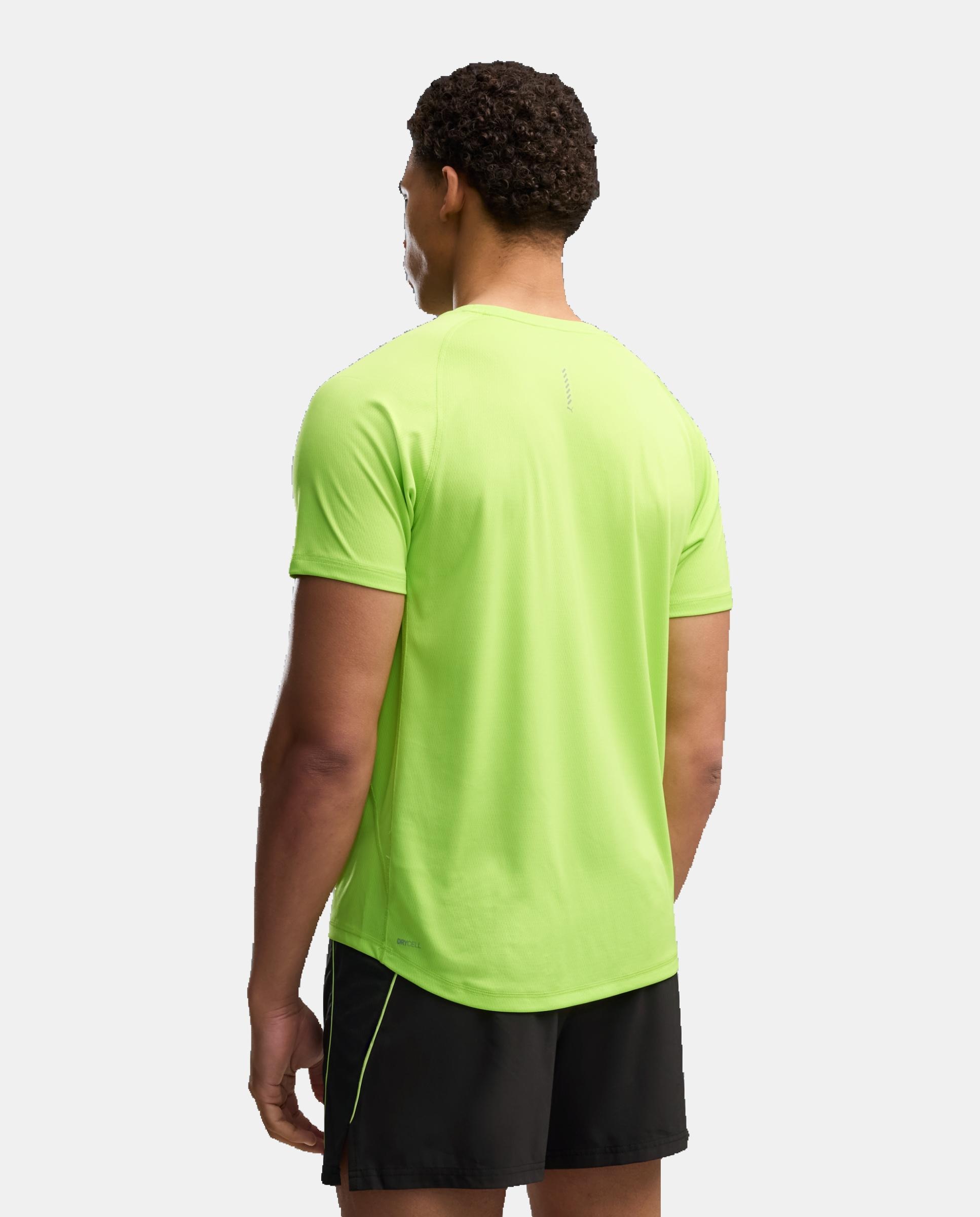 T-shirt M/C de Running de Homem M Run Velocity Tee (Poly) Verde-2
