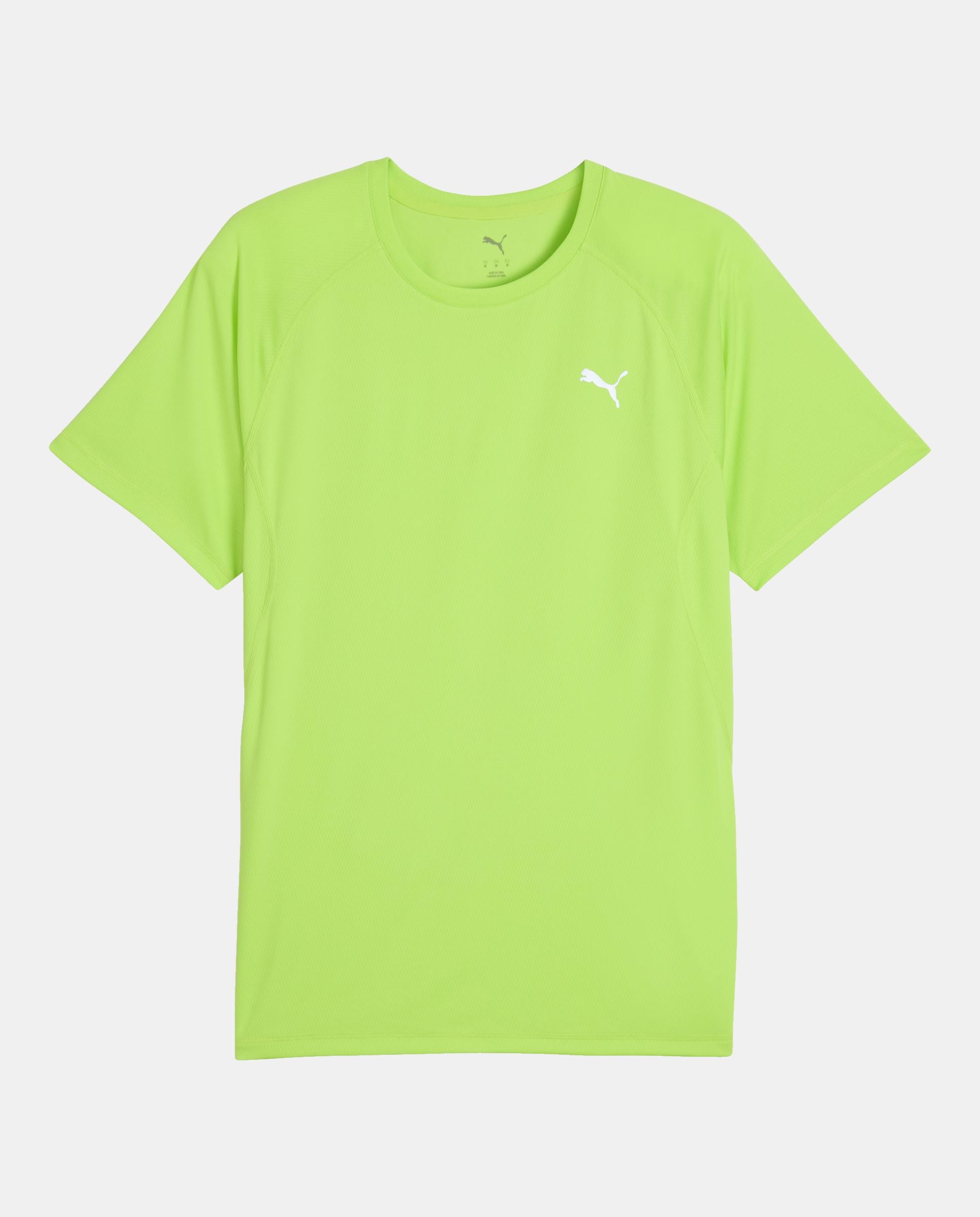T-shirt M/C de Running de Homem M Run Velocity Tee (Poly) Verde-4