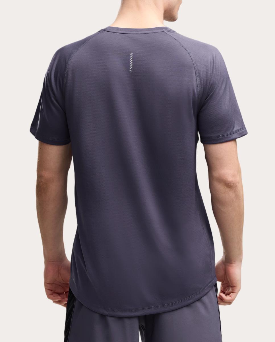 T-Shirt de Running de Homem M Run Velocity Tee (Poly) Puma Roxo-2