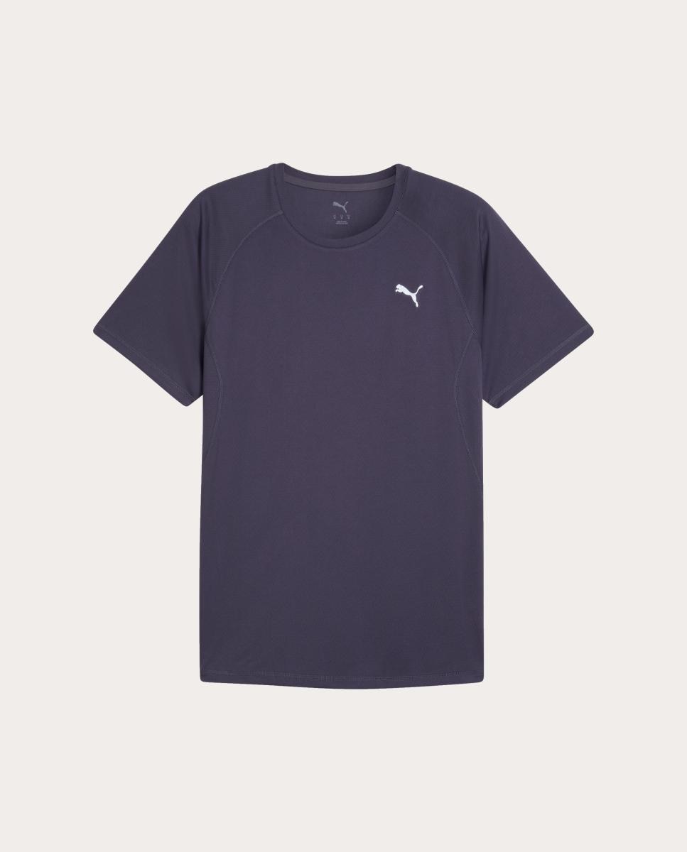 T-Shirt de Running de Homem M Run Velocity Tee (Poly) Puma Roxo-4