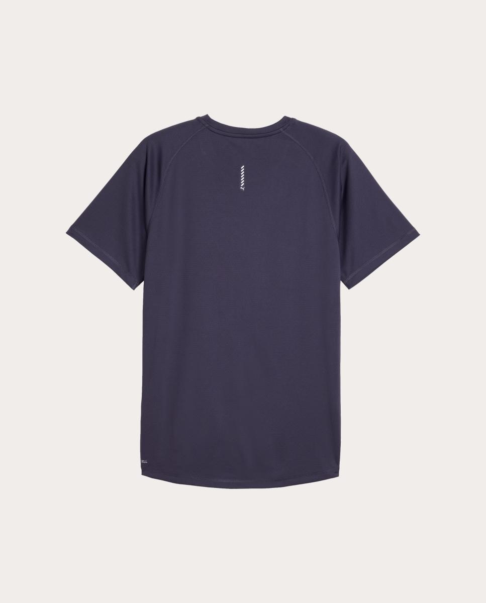 T-Shirt de Running de Homem M Run Velocity Tee (Poly) Puma Roxo-5