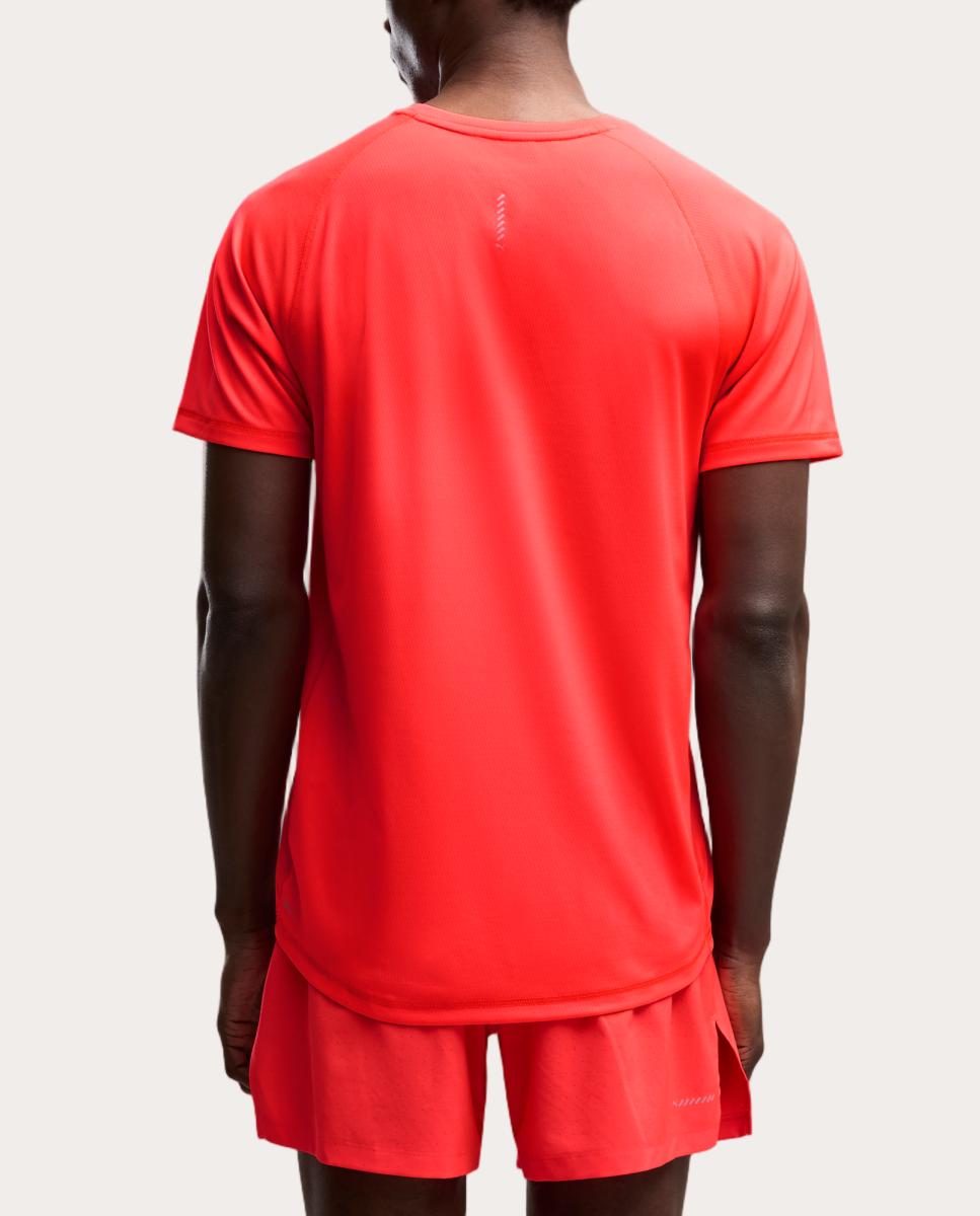 T-Shirt de Running de Homem M Run Velocity Tee (Poly) Puma Vermelho-2
