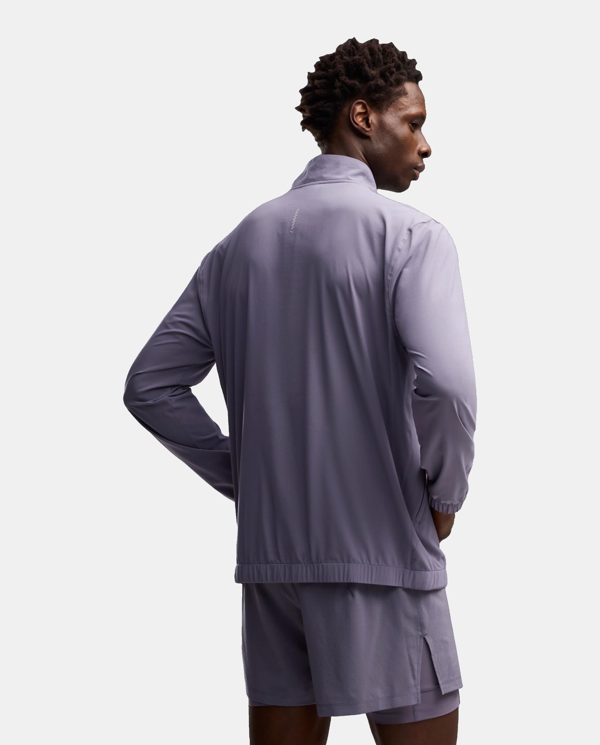 Corta-Vento de Running de Homem Run Velocity Woven Jacket Roxo-2