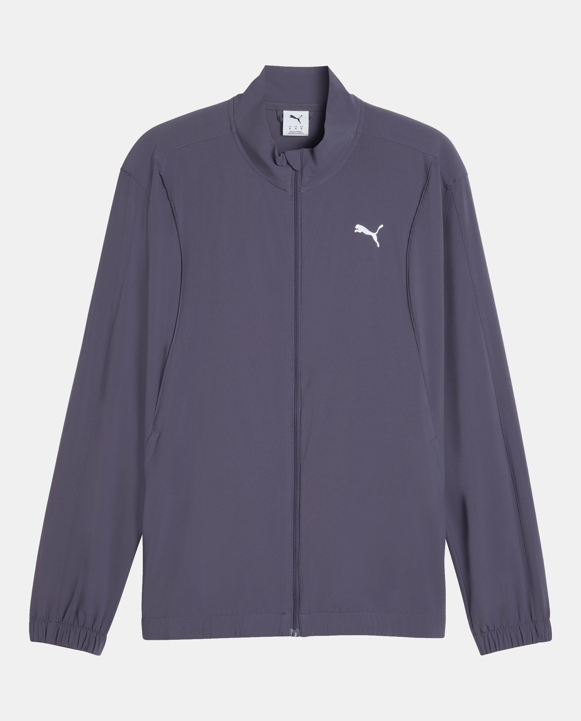 Corta-Vento de Running de Homem Run Velocity Woven Jacket Roxo-4