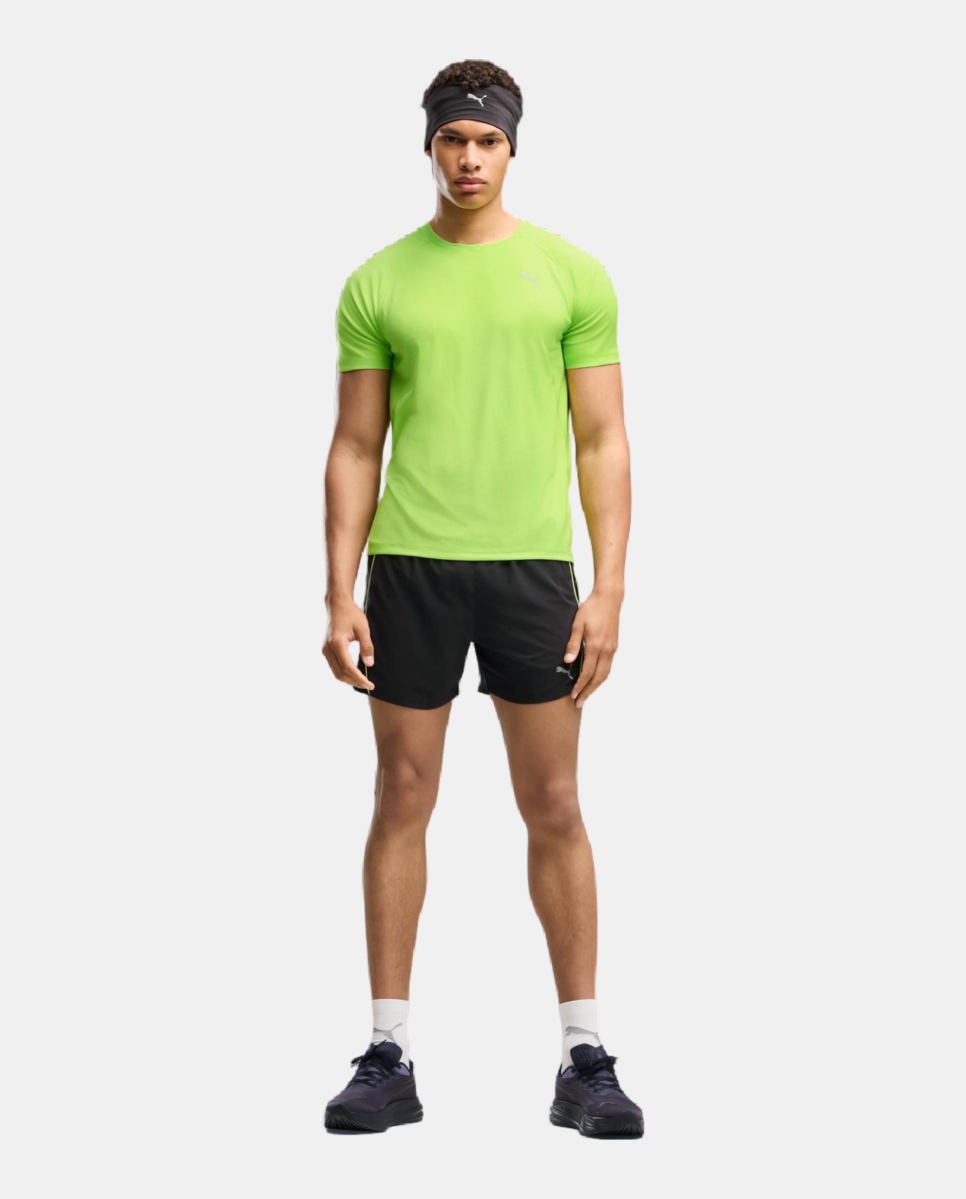 Calções de Running de Homem M Run Velocity 5" Short Preto-3