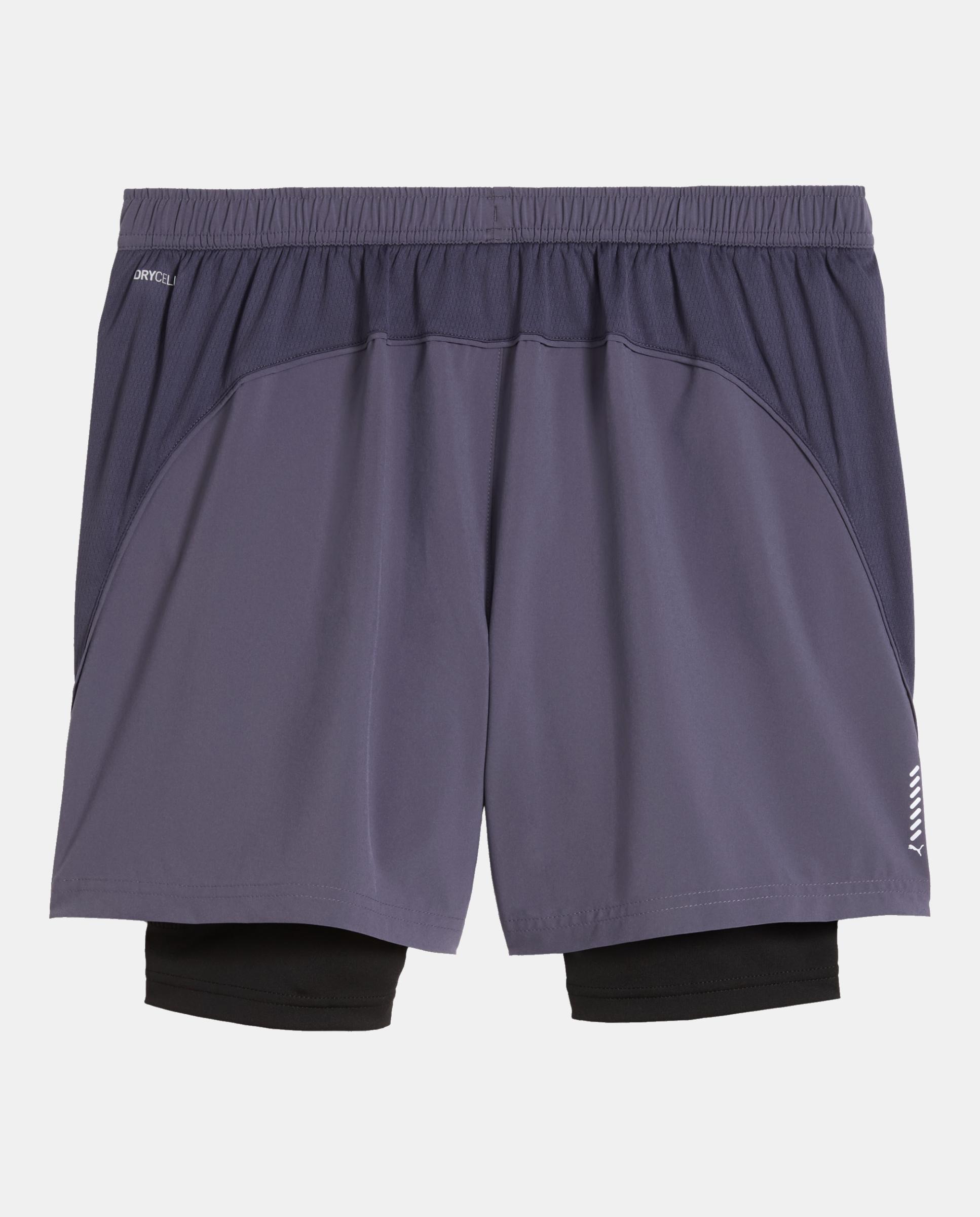 Calções de Running de Homem M Run Velocity 2IN1 Short Roxo-2