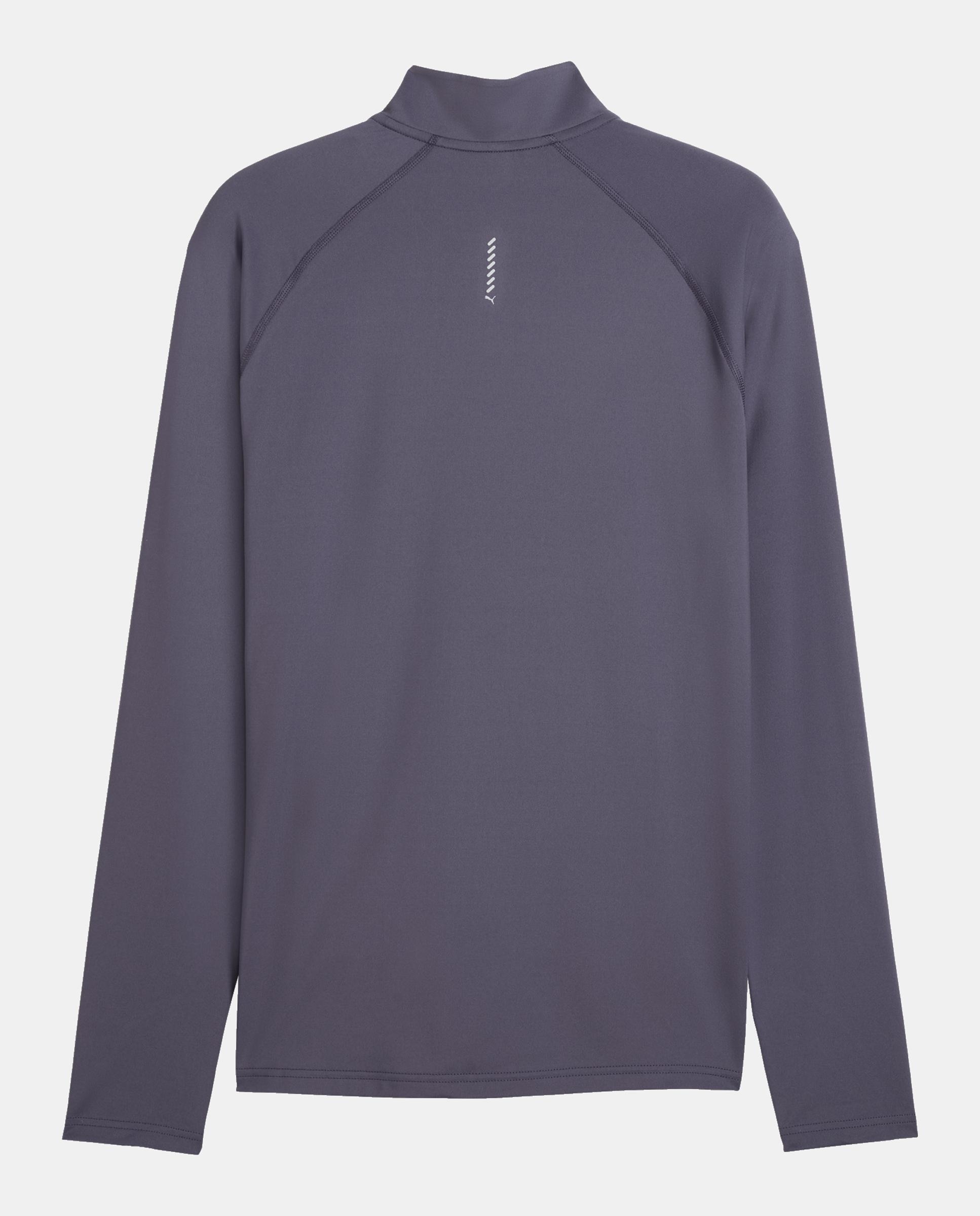 Camisola de Manga Comprida de Running de Homem M Run Velocity Cloudspun 1/4 Z Roxo-4