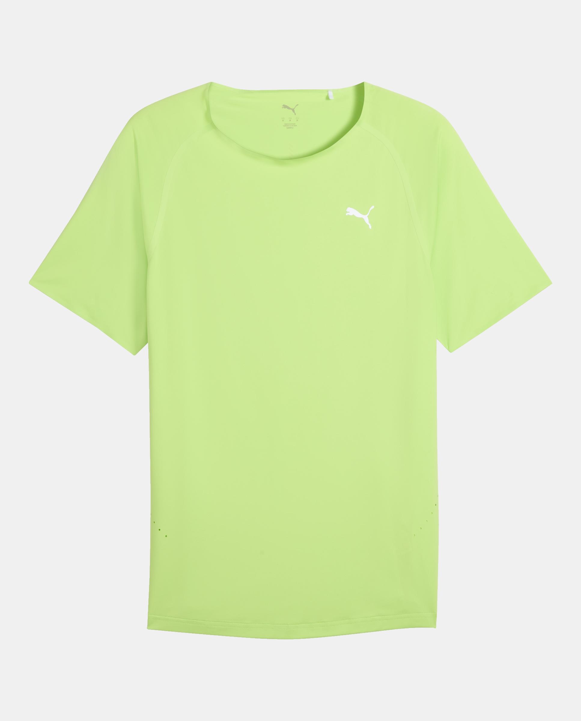 Camisetas M/C de Running de Hombre M RUN CLOUDSPUN TEE Puma - Verde Verde-3