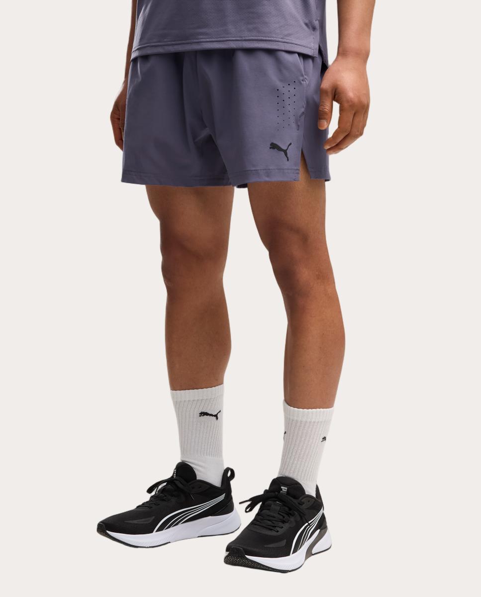 Calções de Training de Homem M Pwrmode 5' Woven Short Puma Roxo-3
