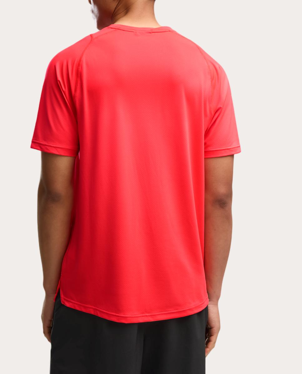 T-Shirt de Training de Homem M Pwrmode Tee Puma Vermelho-2