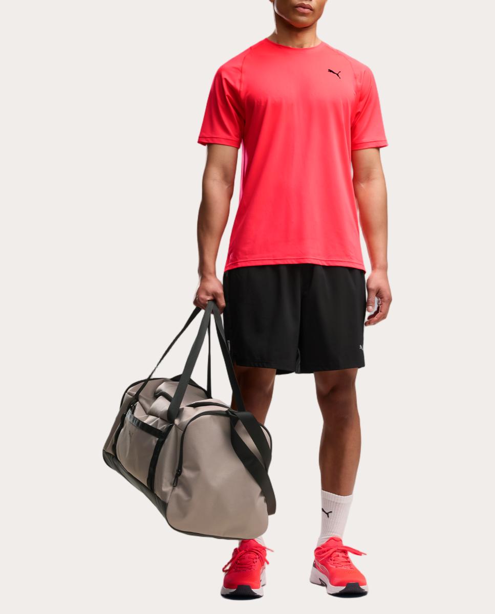 T-Shirt de Training de Homem M Pwrmode Tee Puma Vermelho-3