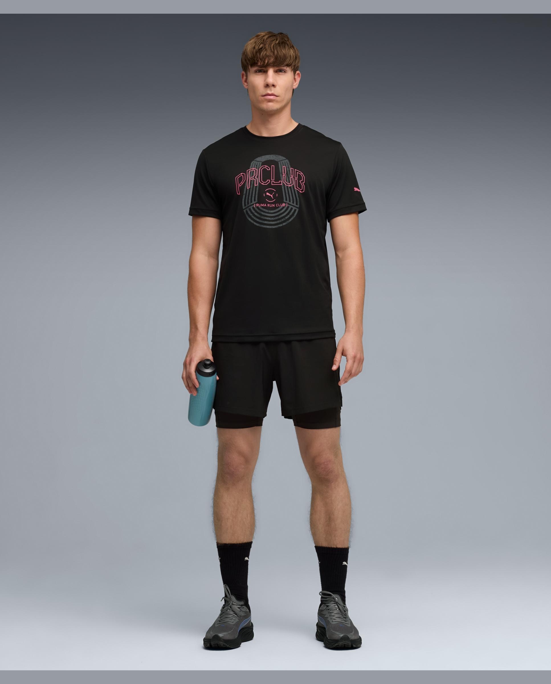 Calções de Running de Homem M Dreamrun 2in1 5" DryCELL Sho Preto-5