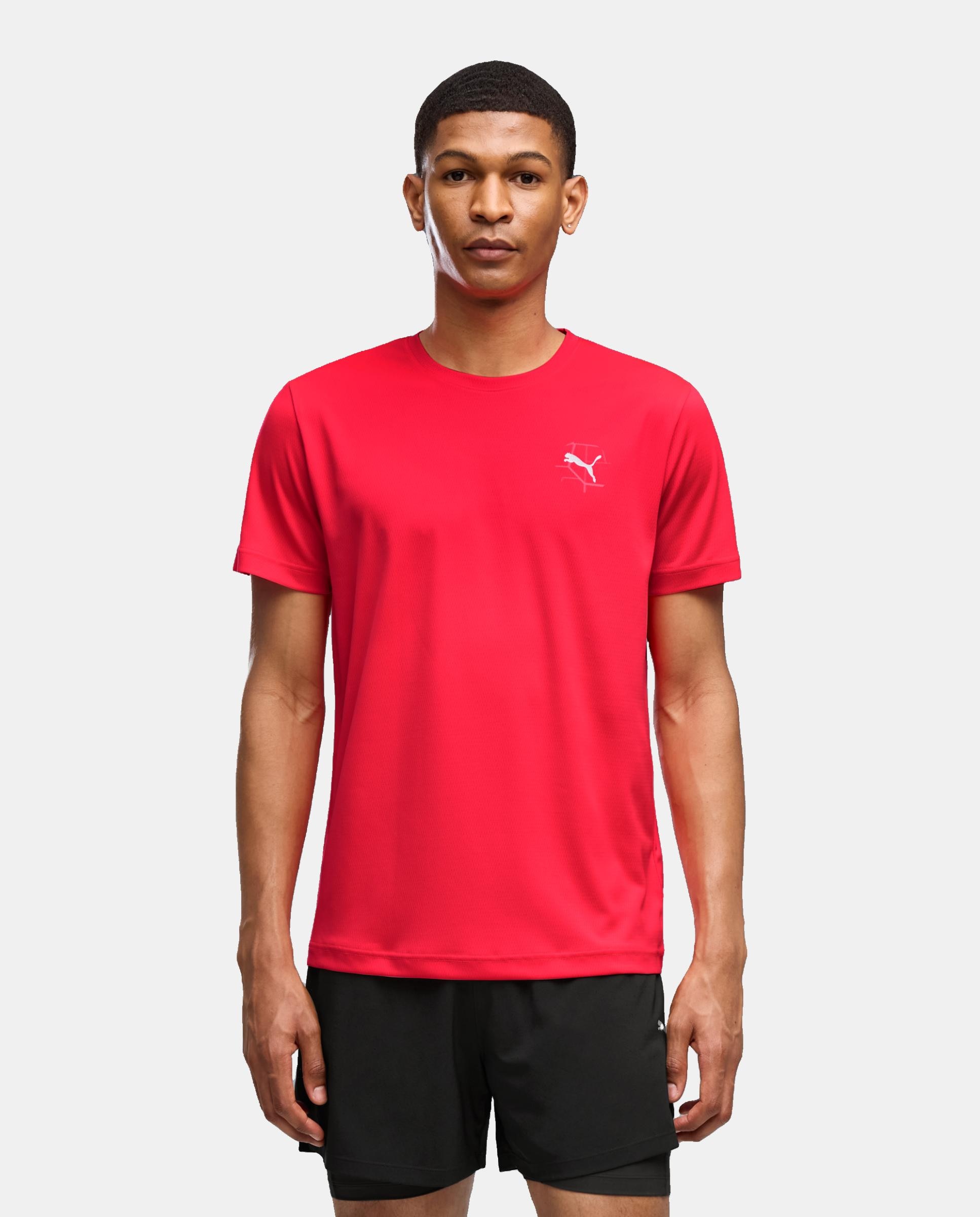 Imagem 0 de T-shirt de Manga Curta de Running de Homem M Run Illustrative Graphic Tee