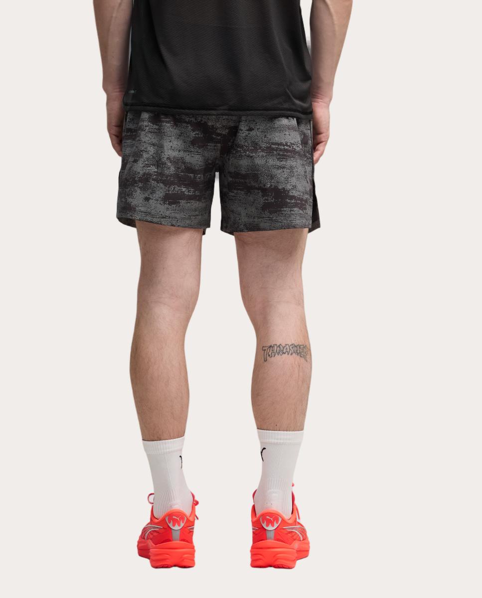 Calções de Running de Homem M Dreamrun 5" Brightstride AOP Preto-2
