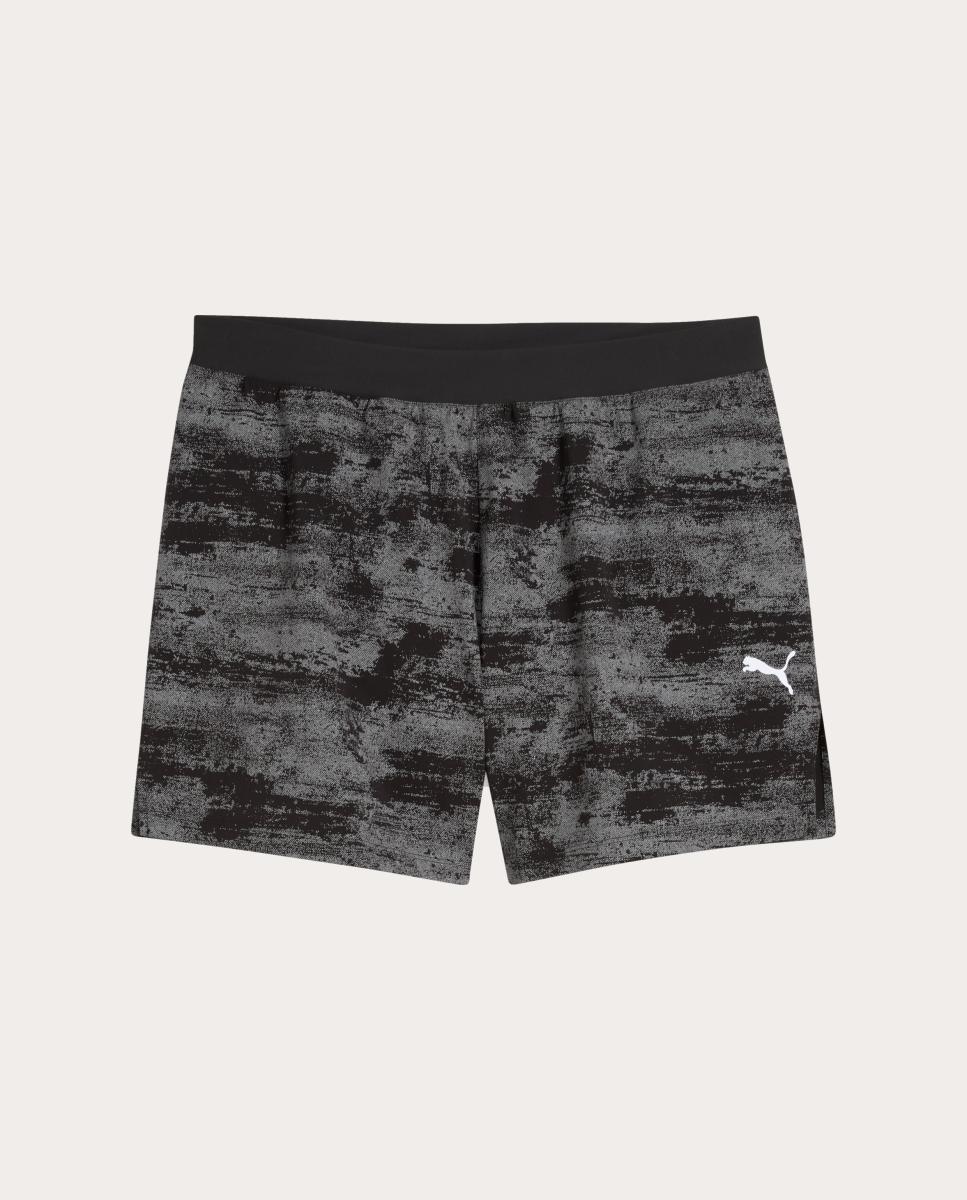 Calções de Running de Homem M Dreamrun 5" Brightstride AOP Preto-4